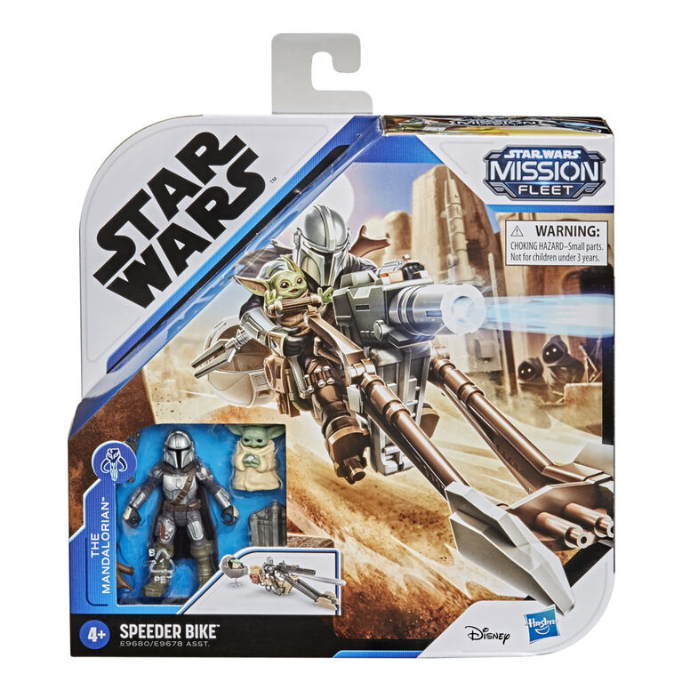 Star Wars Mission Fleet Expedition Class The Mandalorian With Speeder Bike