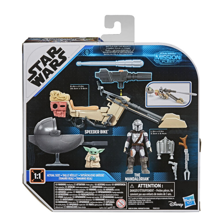 Star Wars Mission Fleet Expedition Class The Mandalorian With Speeder Bike