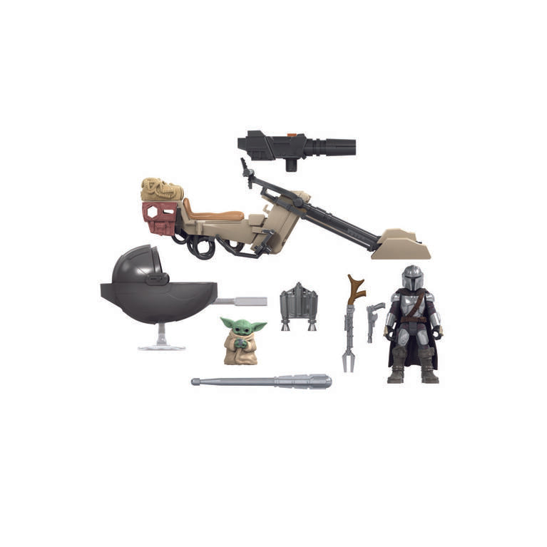Star Wars Mission Fleet Expedition Class The Mandalorian With Speeder Bike