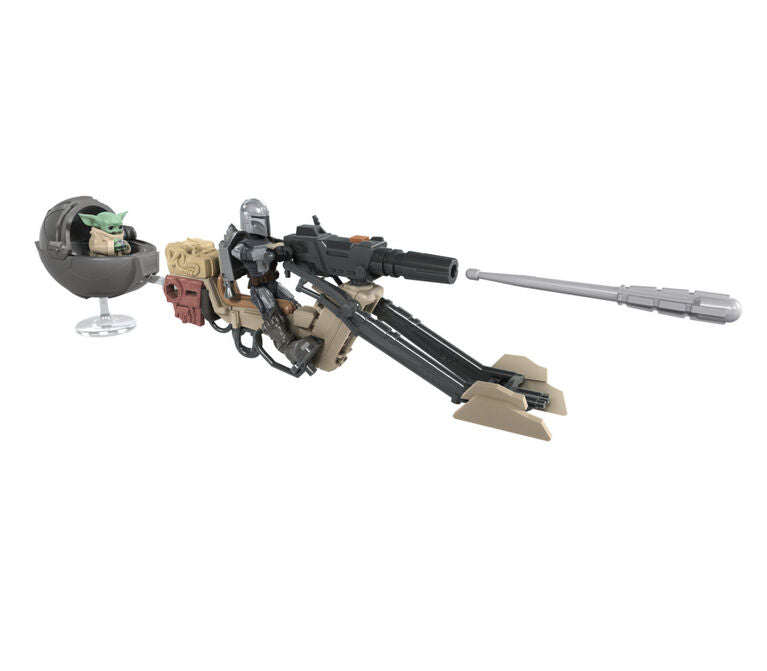 Star Wars Mission Fleet Expedition Class The Mandalorian With Speeder Bike