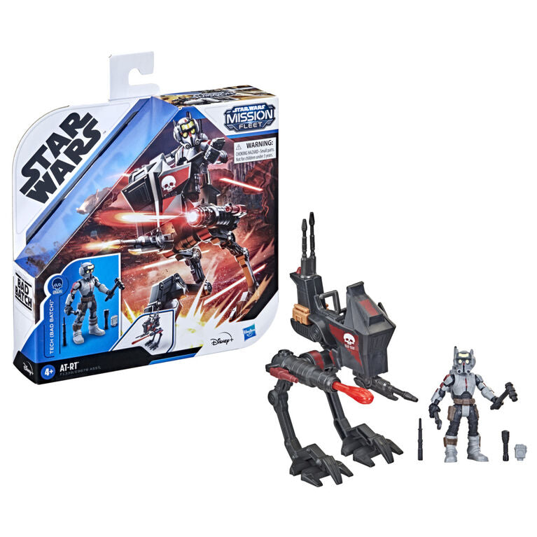 Star Wars Mission Fleet Expedition Class Tech (Bad Batch) With At-Rt