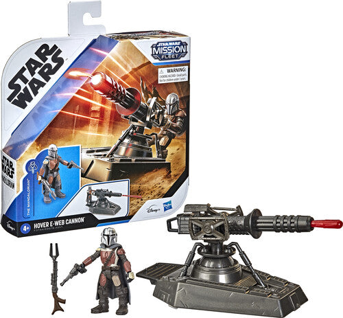 Star Wars Mission Fleet Expedition Class The Mandalorian With Hover E-Web Cannon