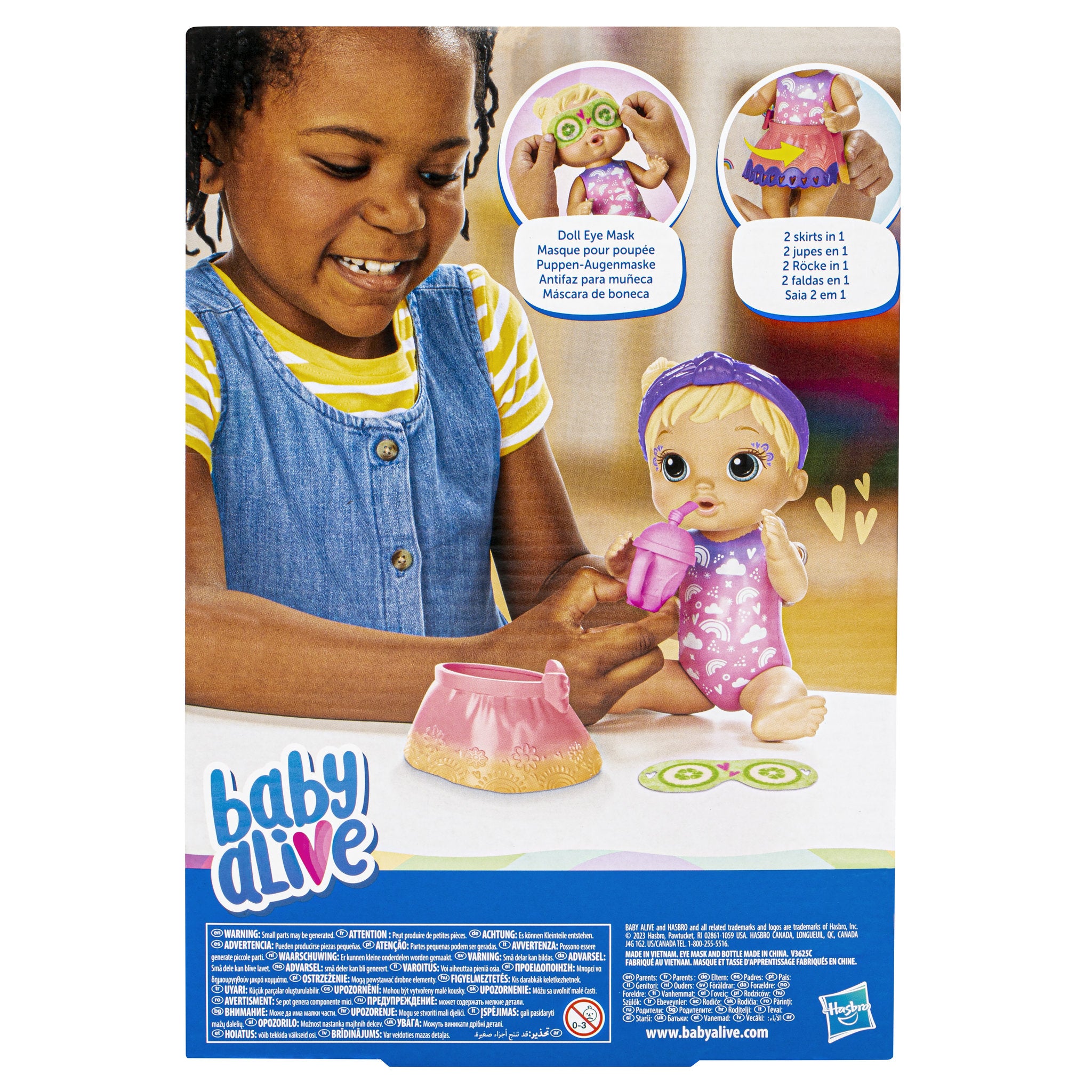 Baby Alive Rainbow Spa Baby Doll Blonde Hair