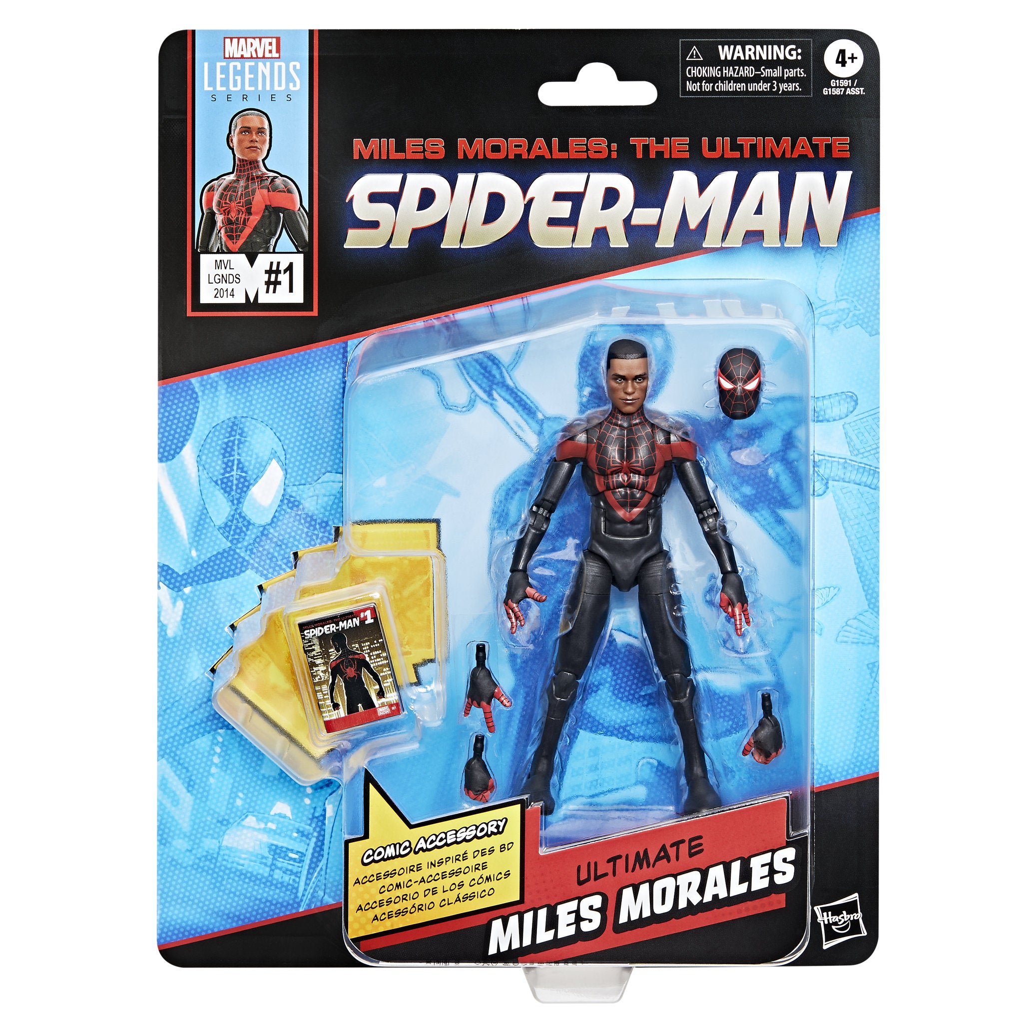Marvel Legends Series Mini Comics Action Figure - Ultimate Miles Morales