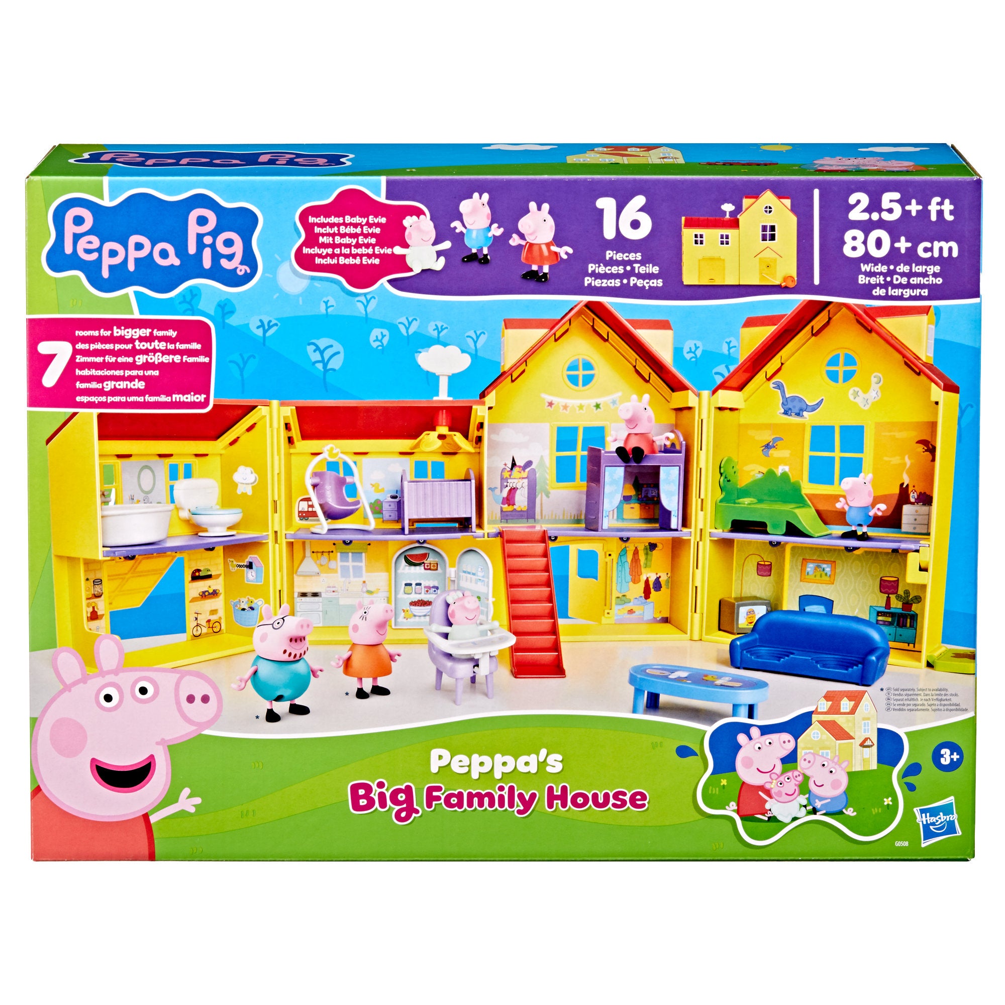 Peppa Pig Peppa's Big Family Fold Out House