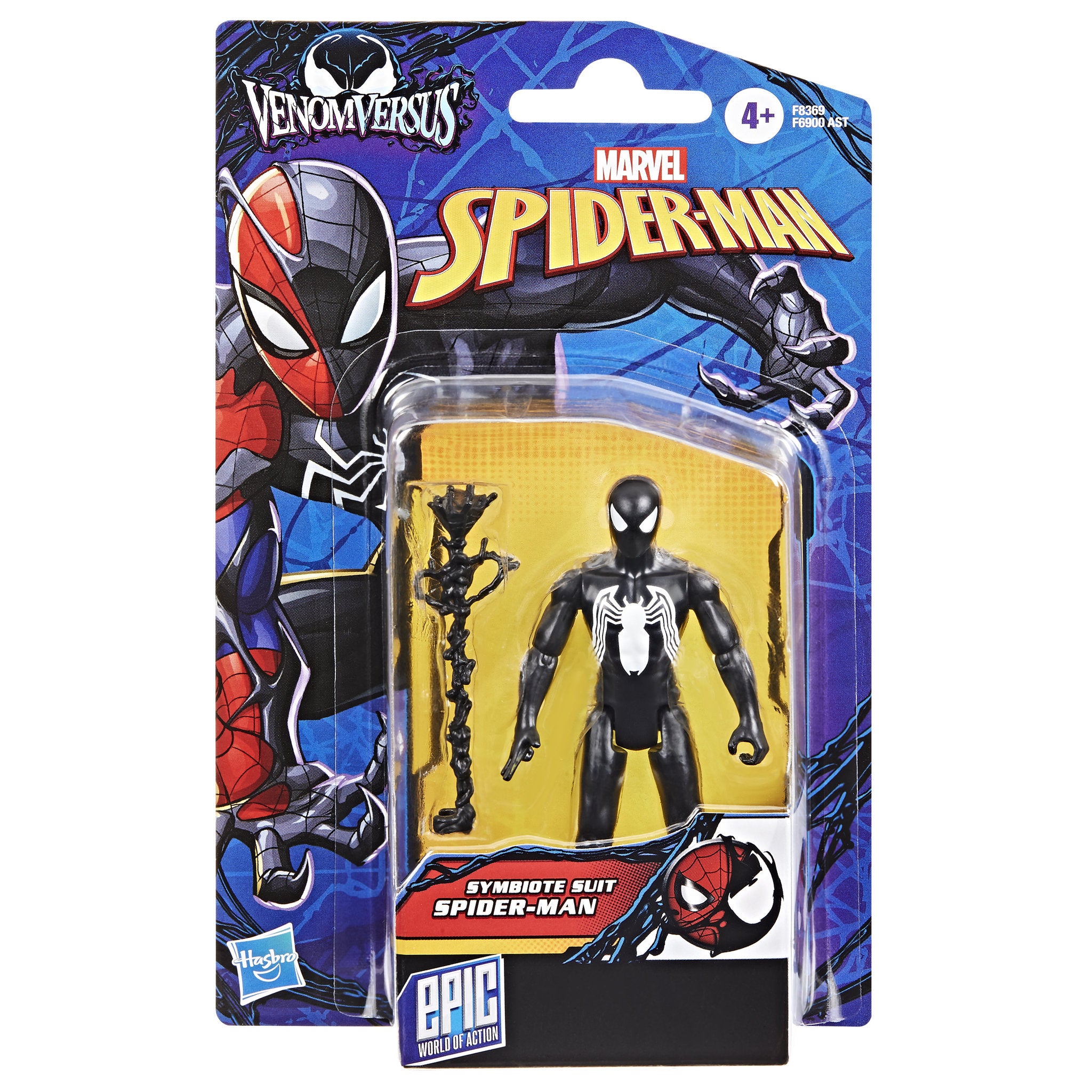 Marvel Spider Man 4 Inch Action Figure - Symbiote Suit Spiderman