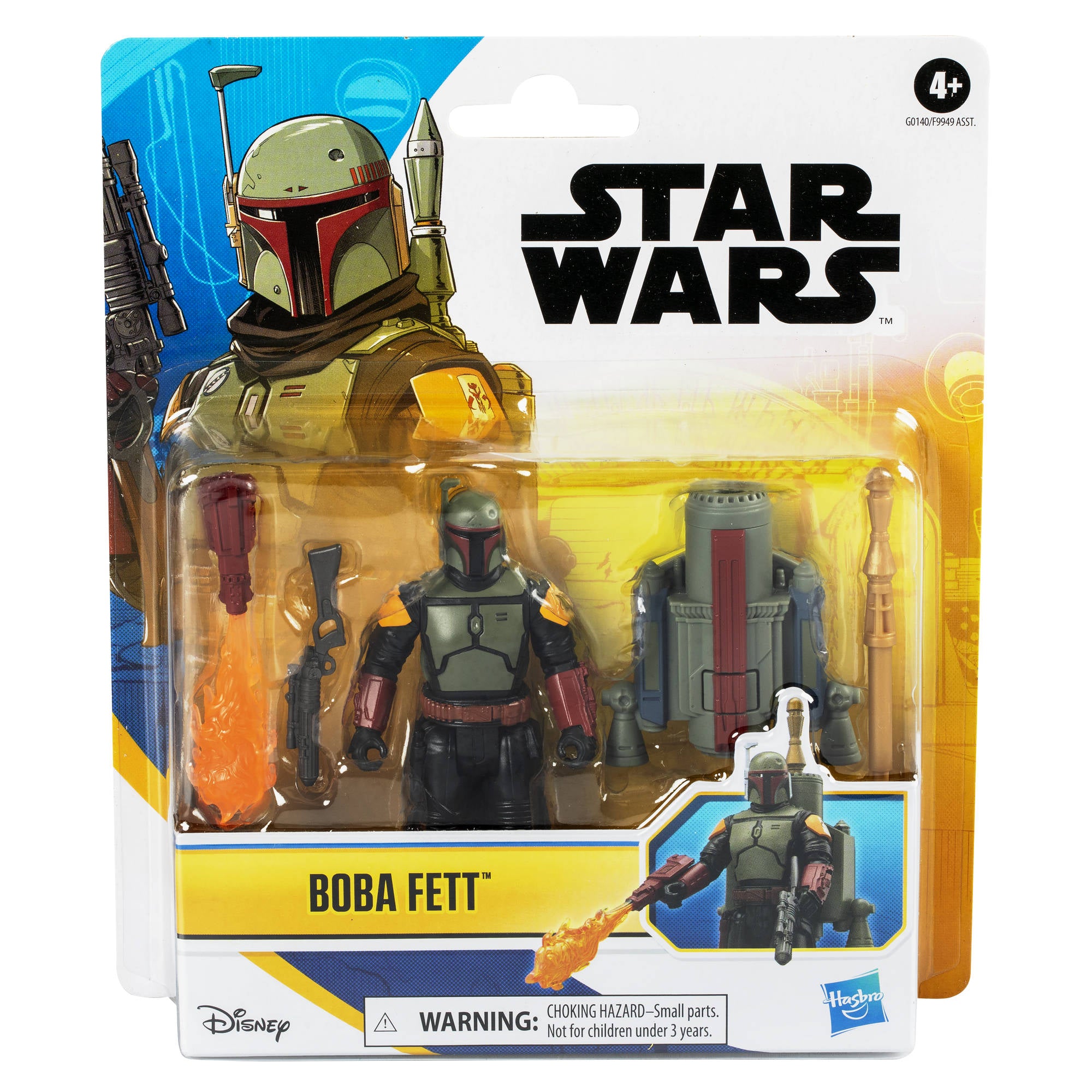 Star Wars 4 Inch Deluxe Action Figure - Boba Fett