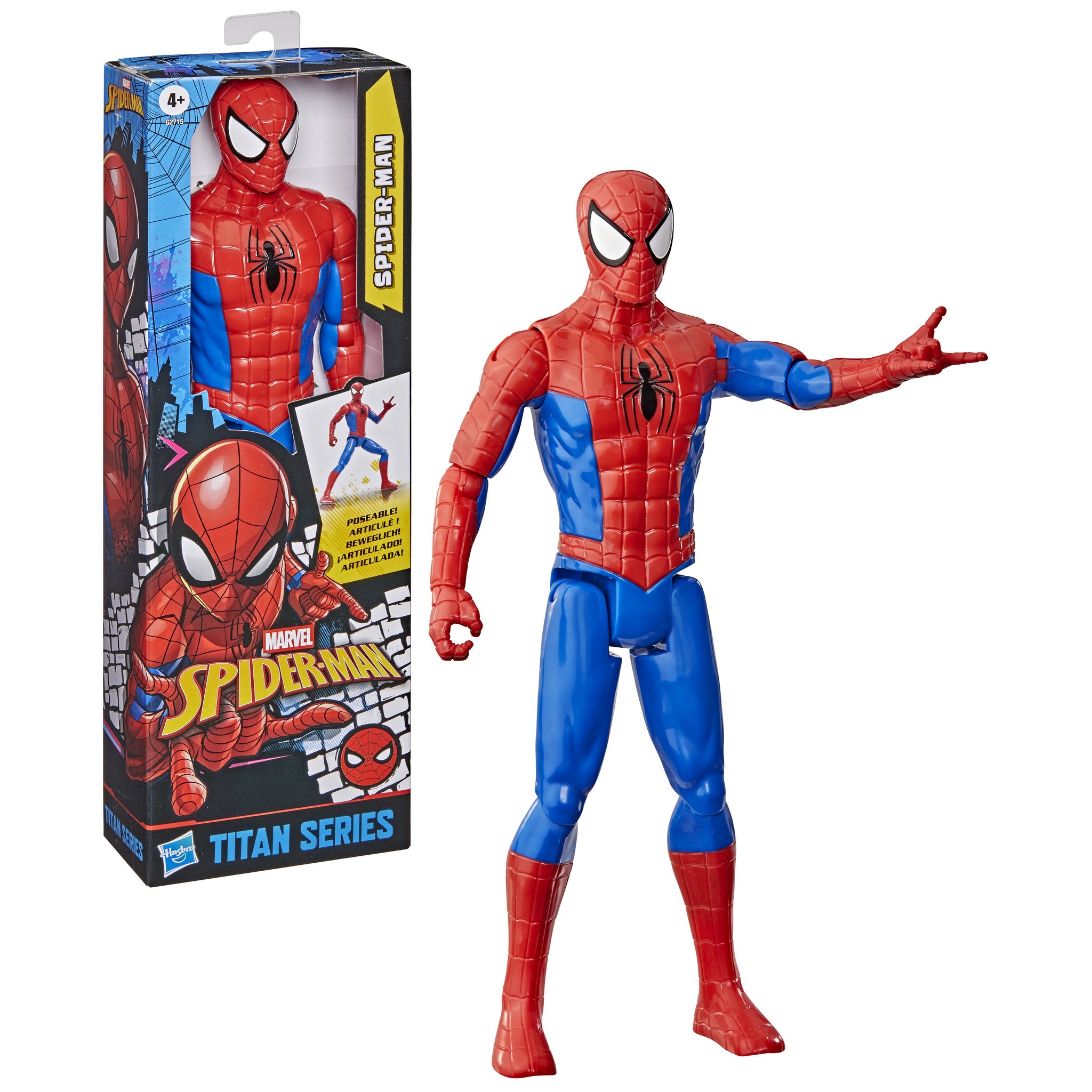 Marvel Spider-Man Titan Series Spider Man Figure