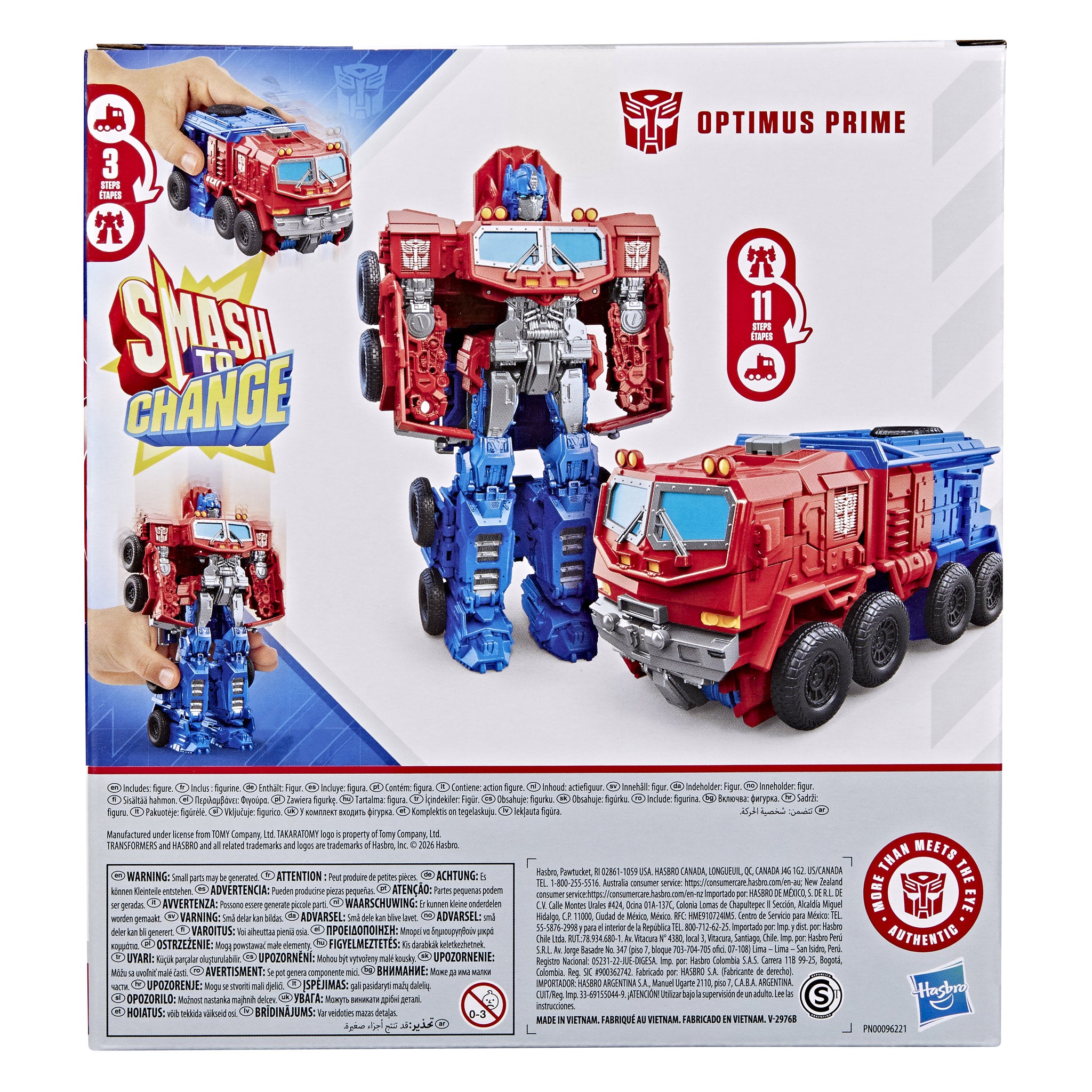 Transformers Smash Changers Figure - Optimus Prime