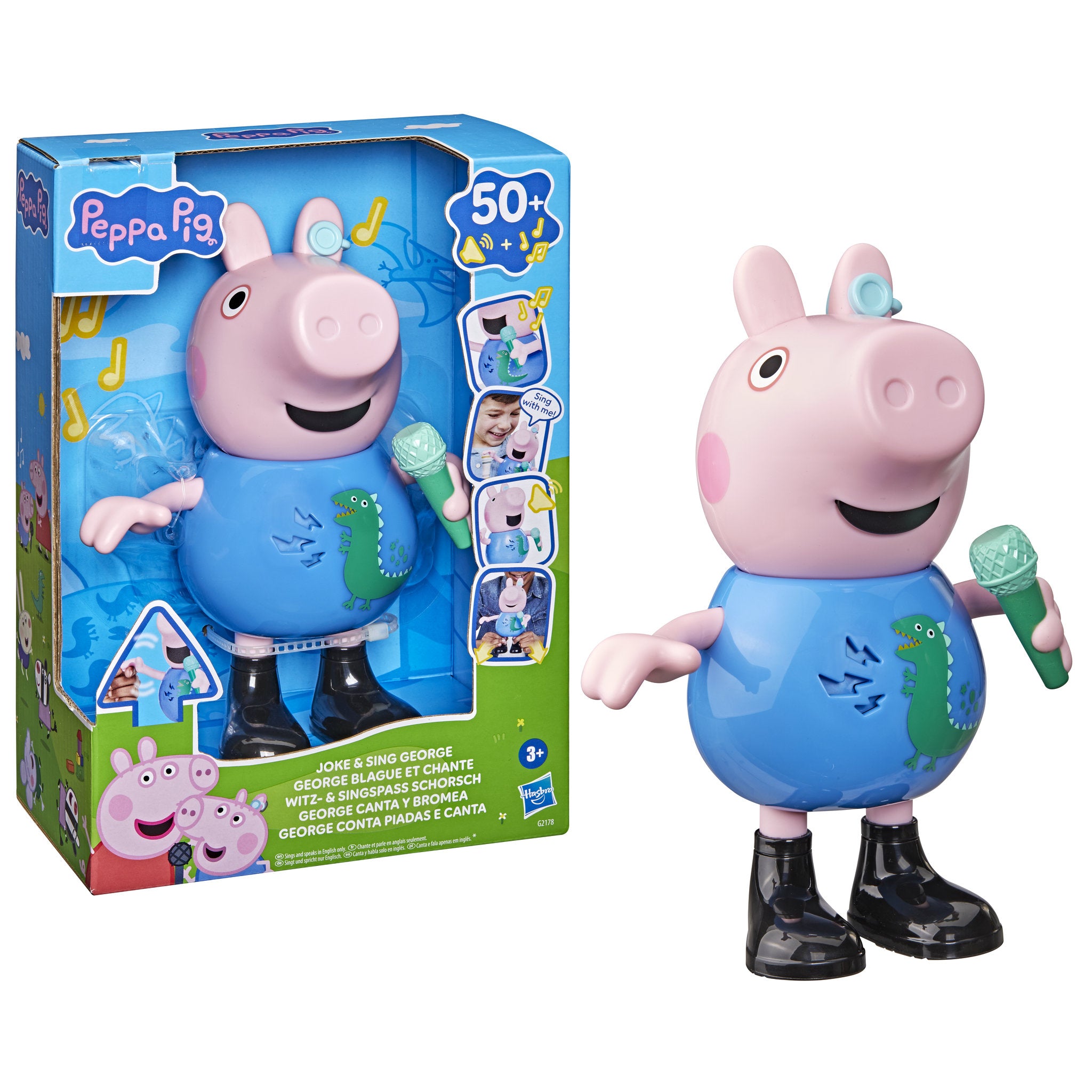 Peppa Pig Joke & Sing George Figure
