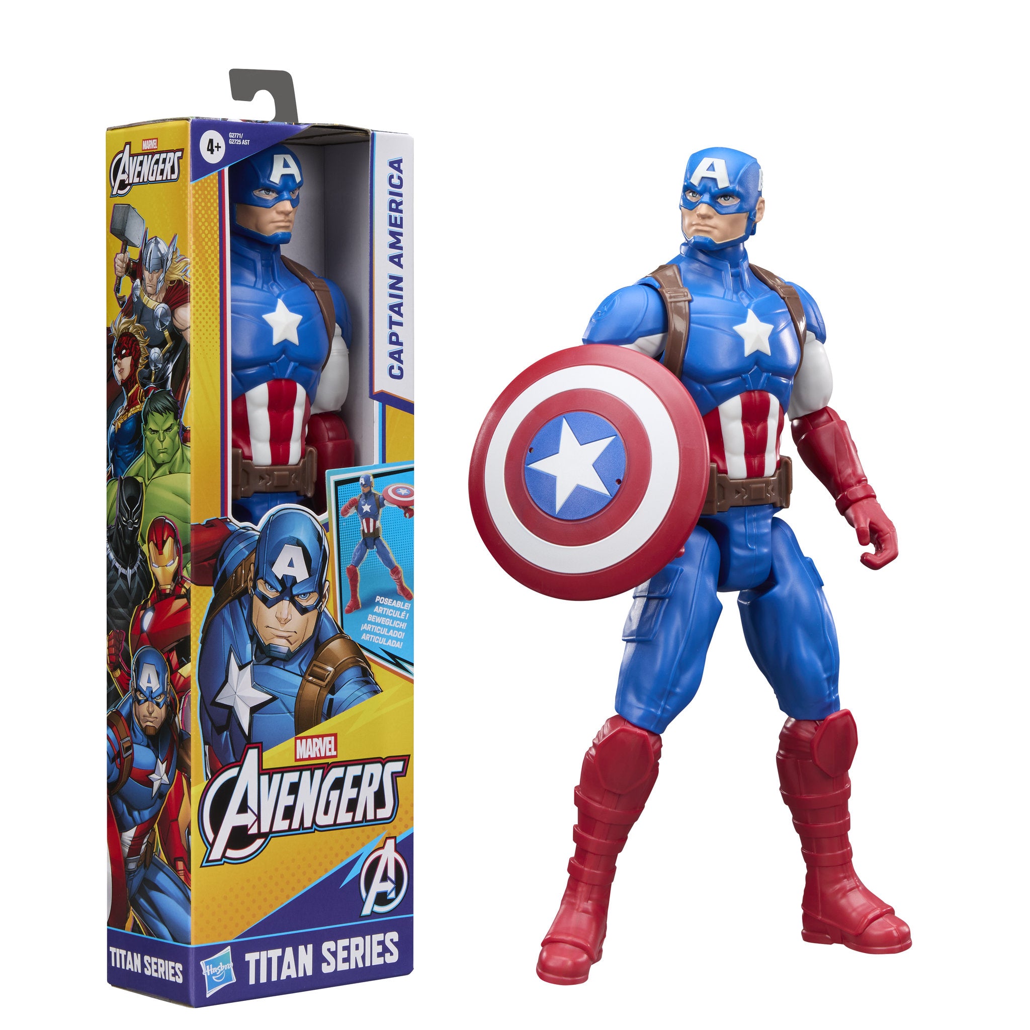Marvel Avengers Titan Series Captain America Figure