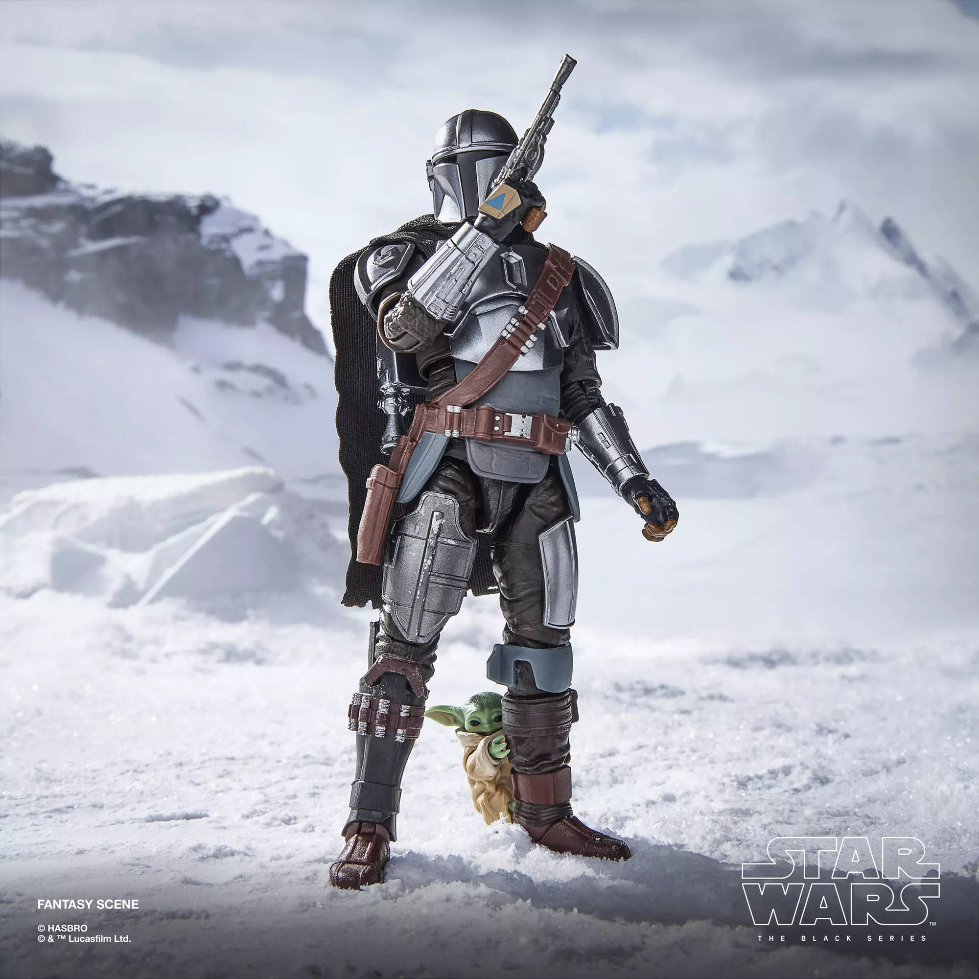 Star Wars Black Series Deluxe Action Figure - The Mandalorian & Grogu