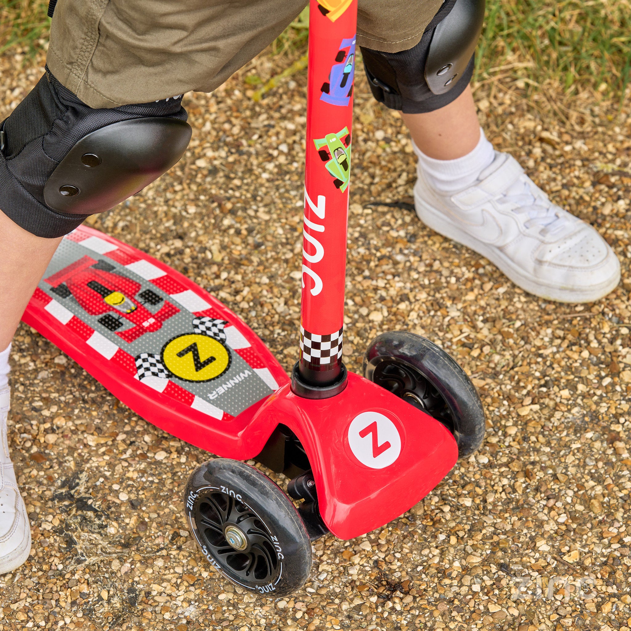 Zinc Motion Explorer 3 Wheel Scooter Race Car