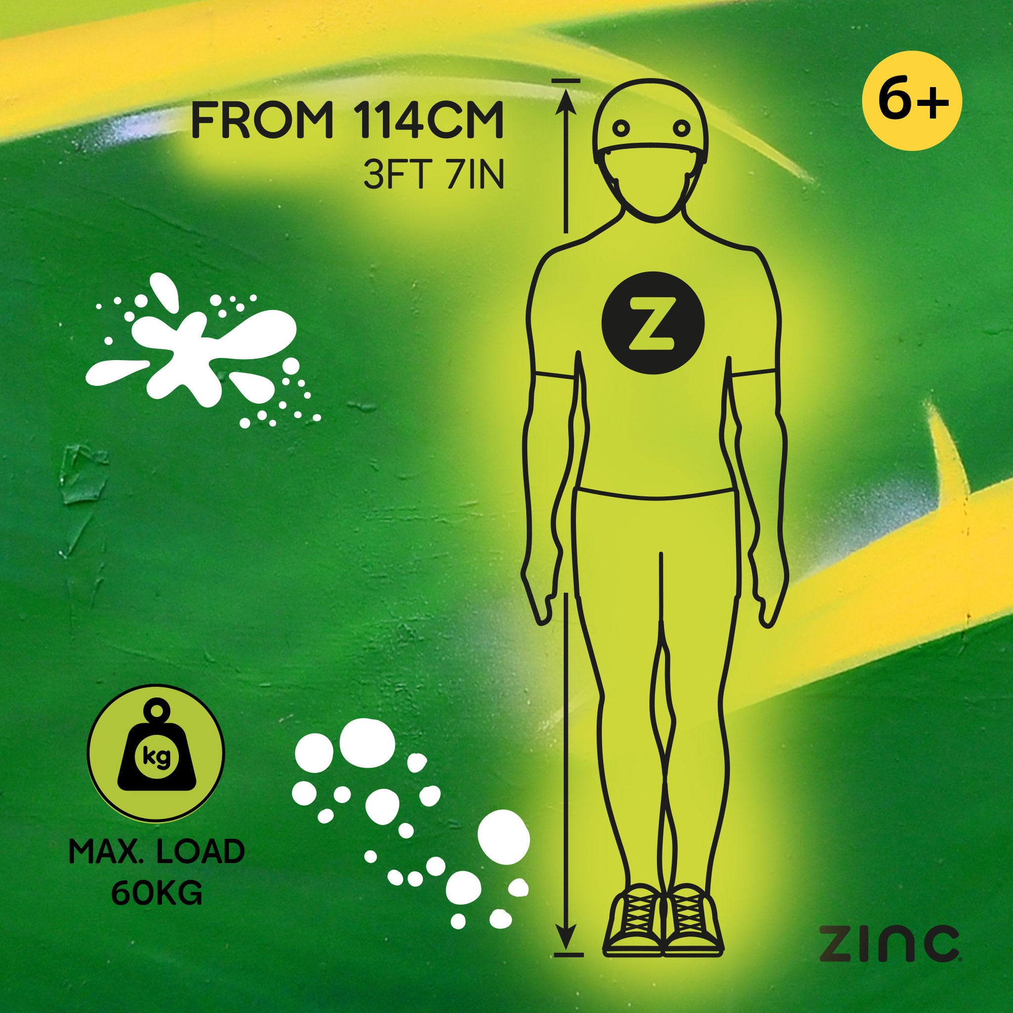 Zinc Detour 2.0 Stunt Scooter - Green