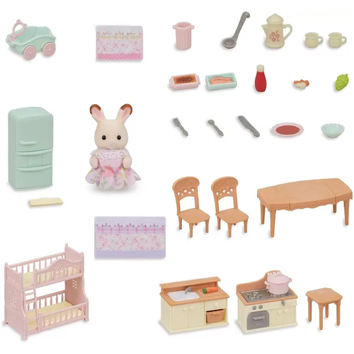 Sylvanian Families Country Home Furniture Set