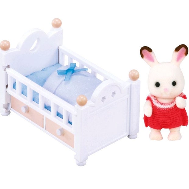 Sylvanian Families Chocolate Rabbit Baby Set