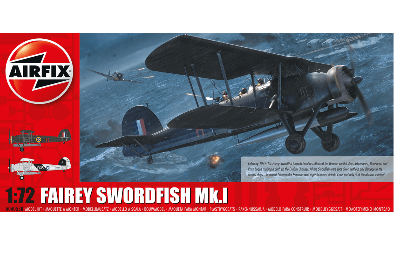 Airfix 1:72 Fairey Swordfish Mk.I Model Kit