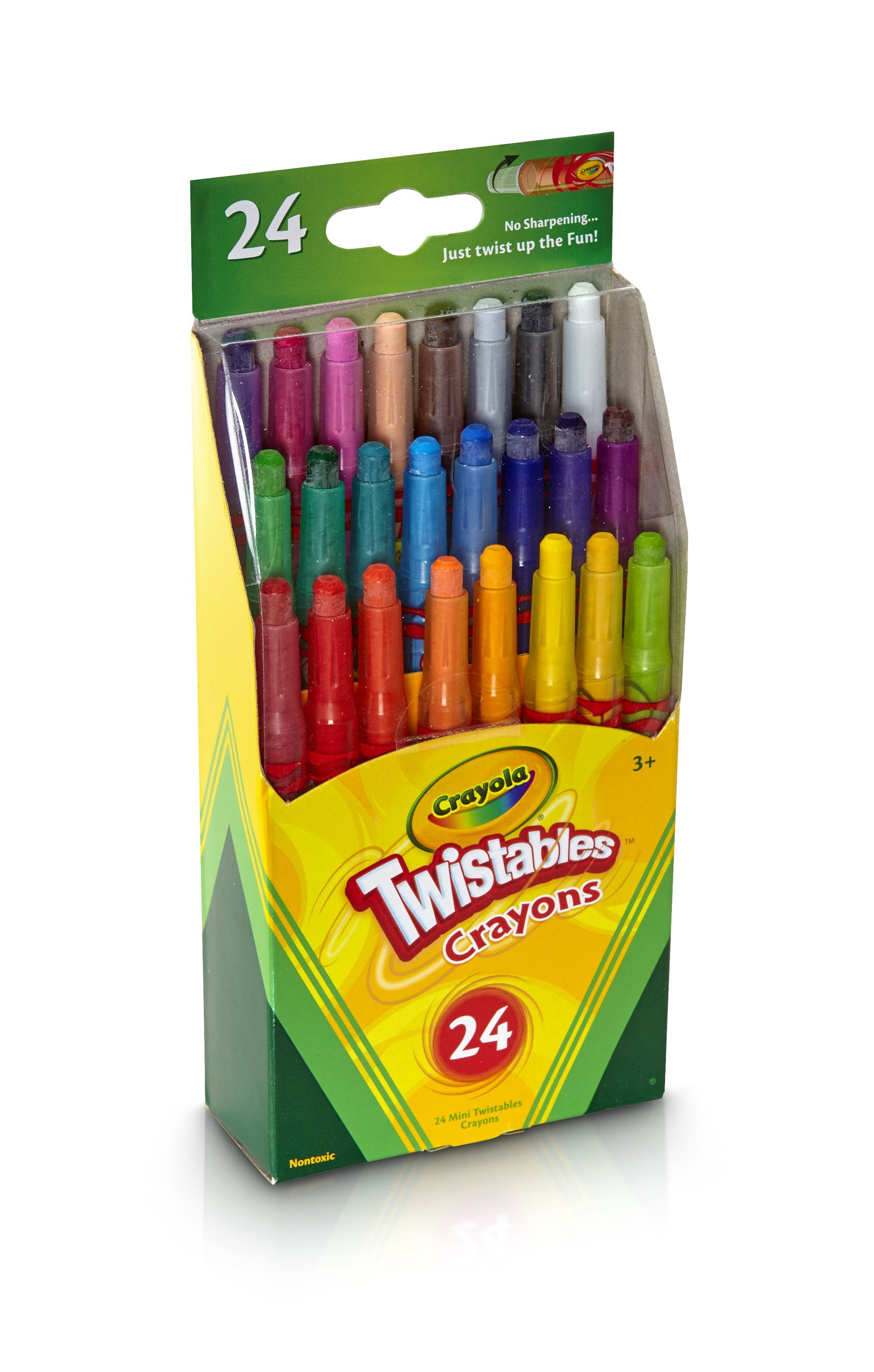 Crayola Mini Twistables Crayons 24 Pack - Toyworld NZ