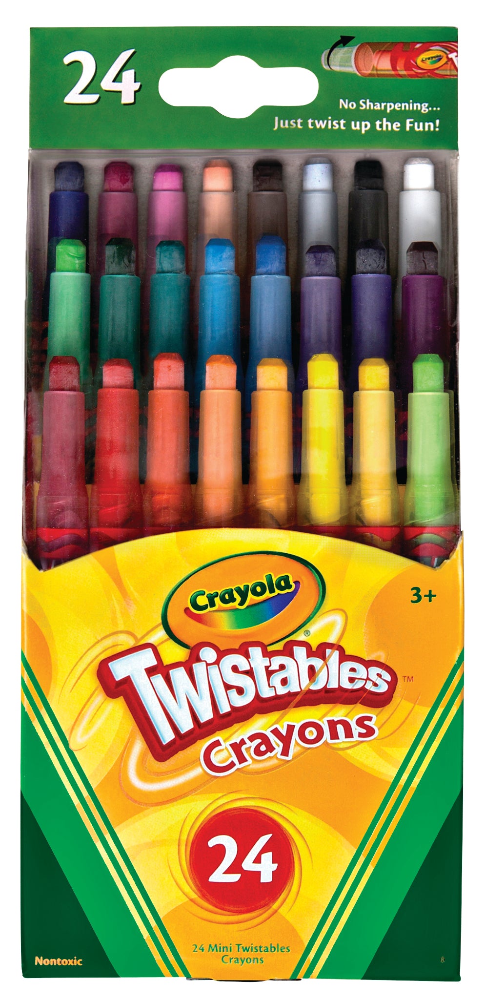 Crayola Mini Twistables Crayons 24 Pack - Toyworld NZ