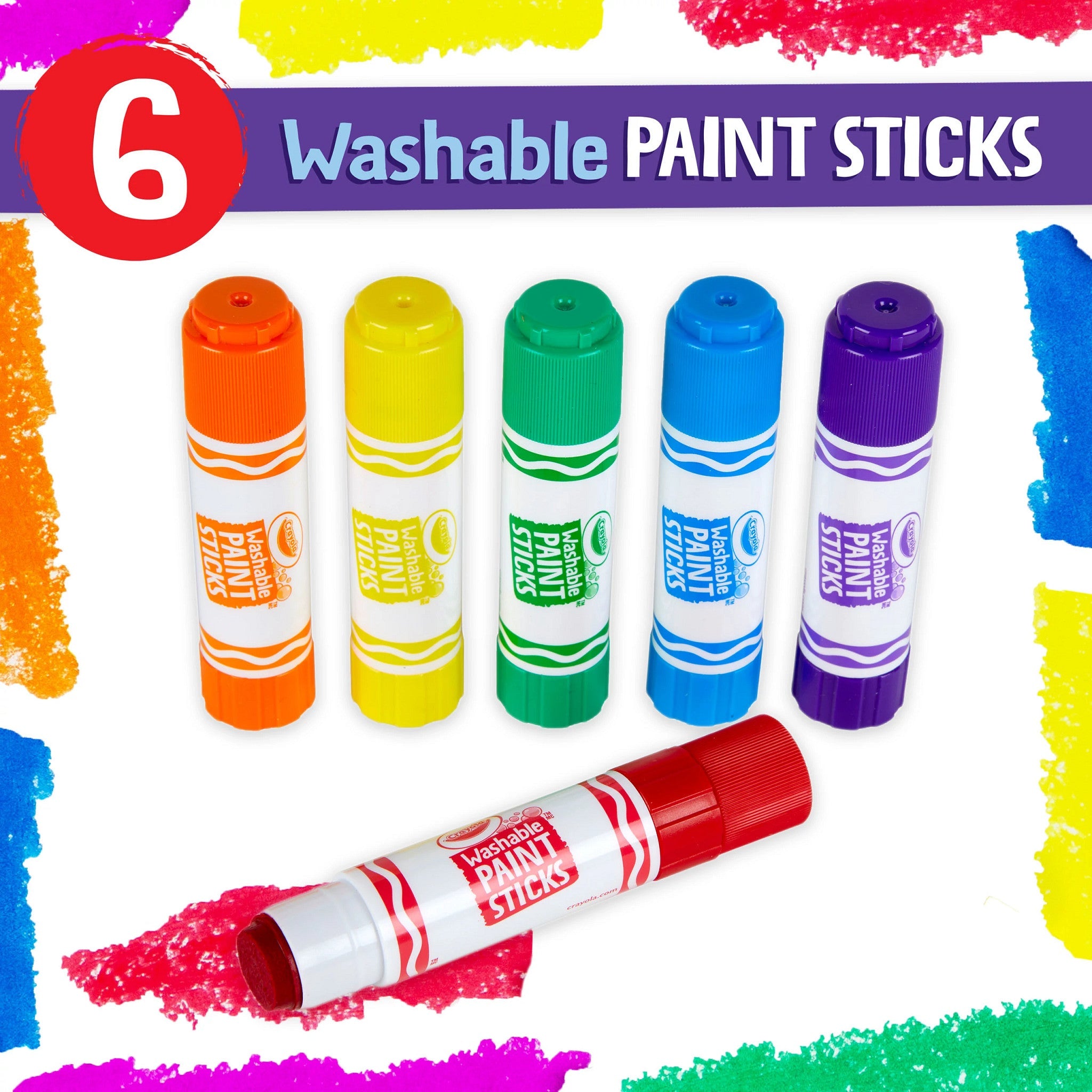 Crayola Washable Paint Sticks Pack – Toyworld NZ