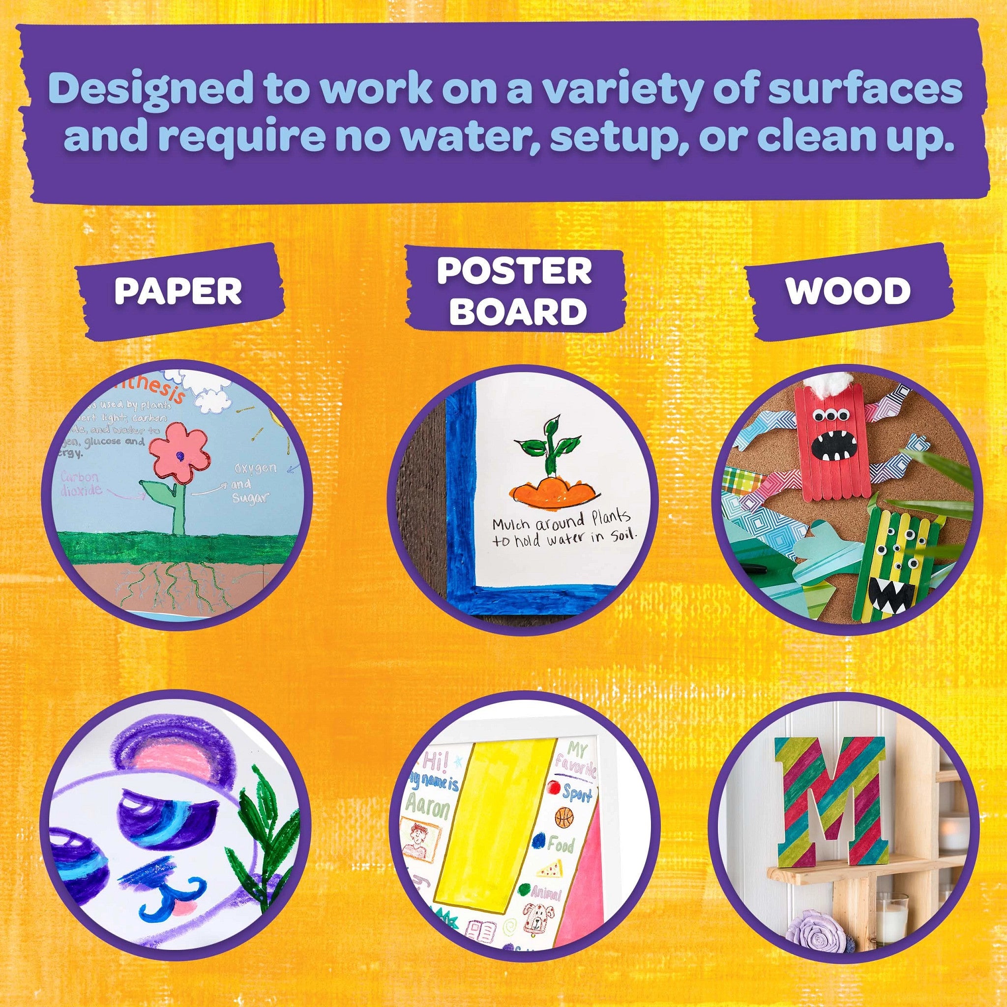 Crayola Washable Paint Sticks 6 Pack