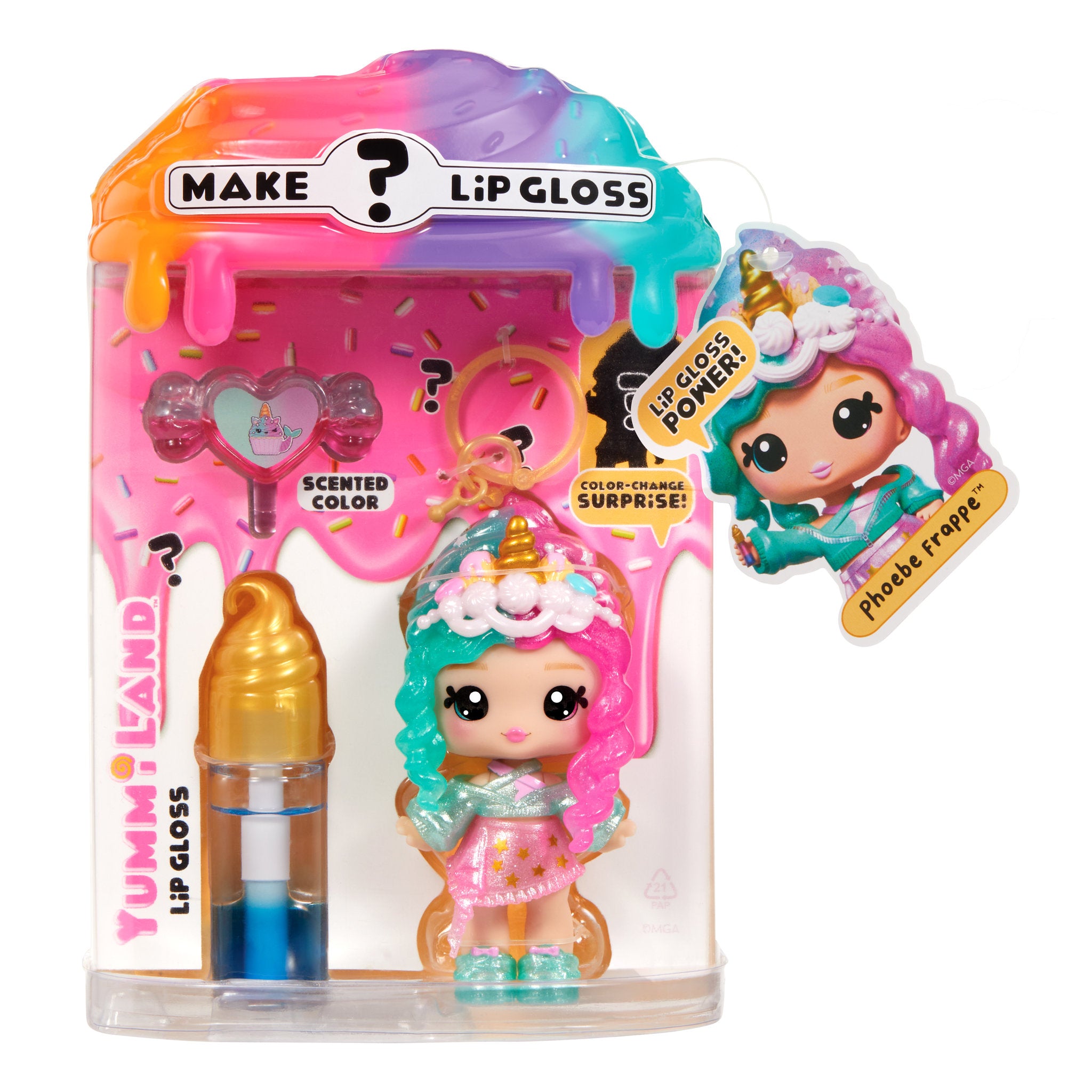 Yummiland Lip Gloss Mystery Doll Colour Change Phoebe Frappe
