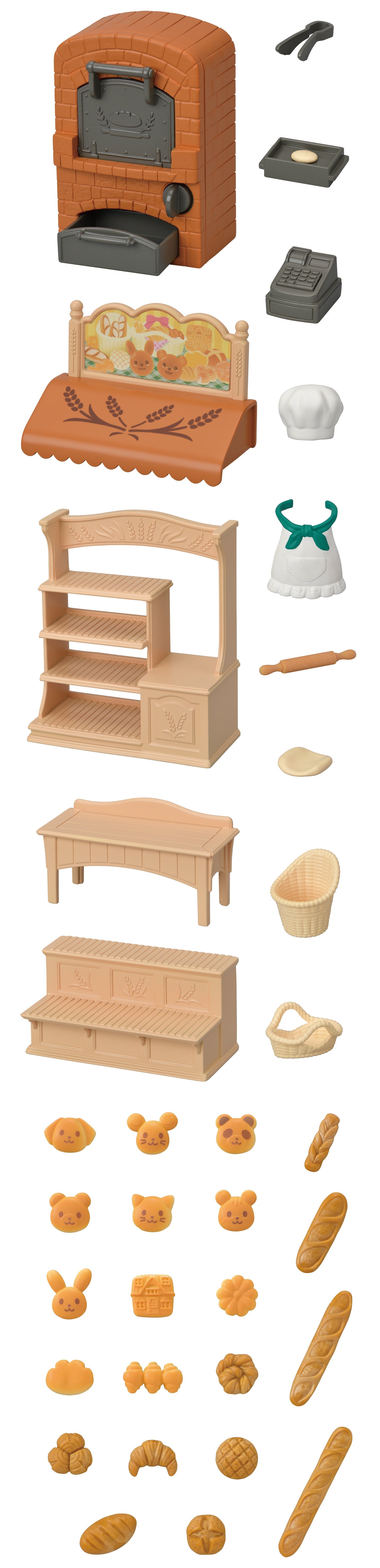 Sylvanian Families Accessories Bakery Shop Starter Set