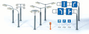 Siku 5594 Sikuworld Accessories Road Signs & Street Lamps
