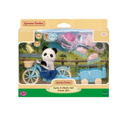 Sylvanian Families Cycle & Skate Accessories Set - Panda Girl - Toyworld NZ
