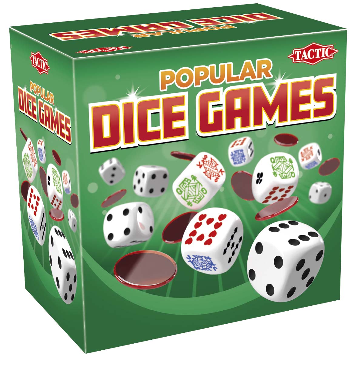 Tactic Popular Dice Games Green Box Edition