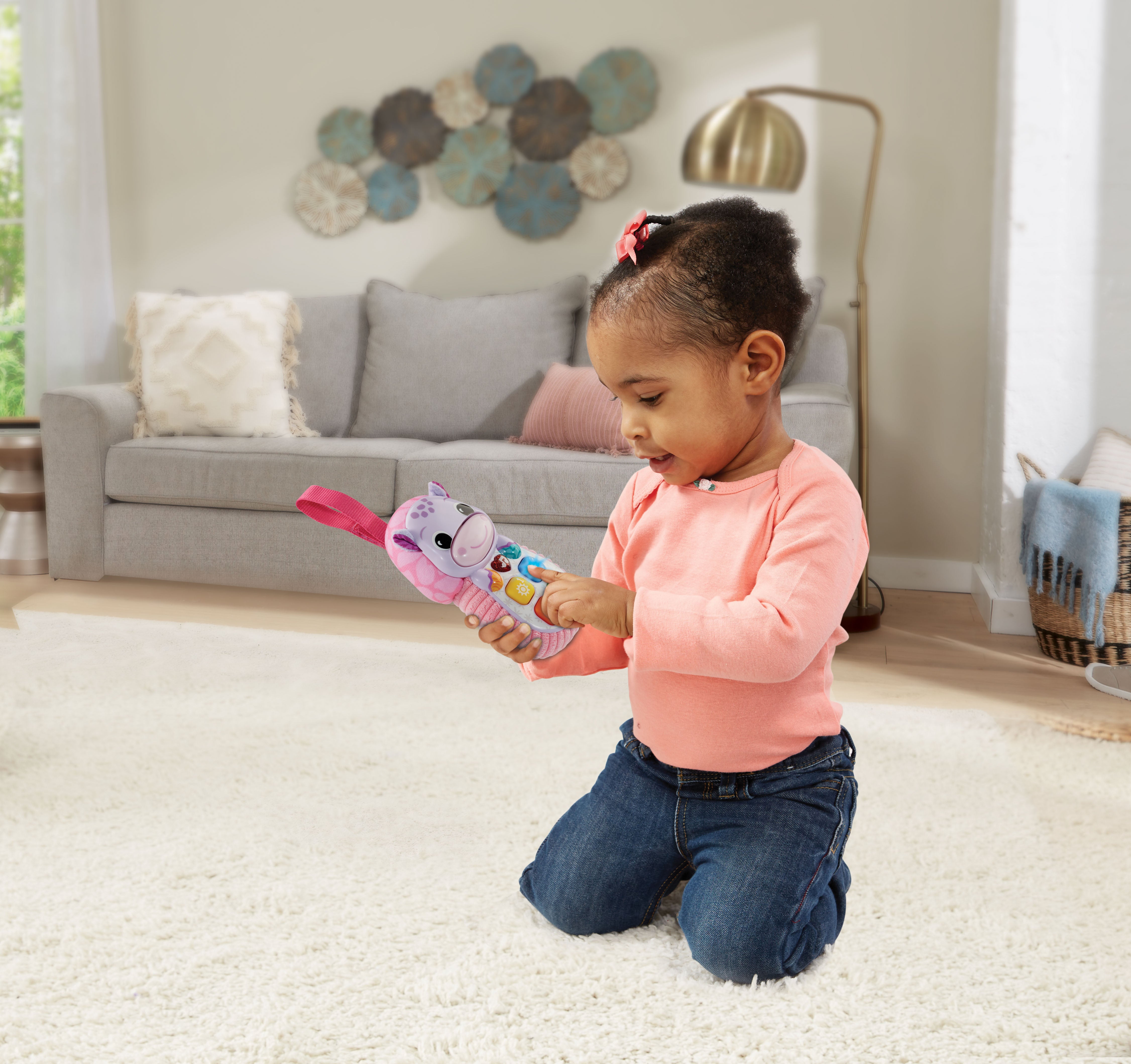 VTech Hello Hippo Phone - Pink