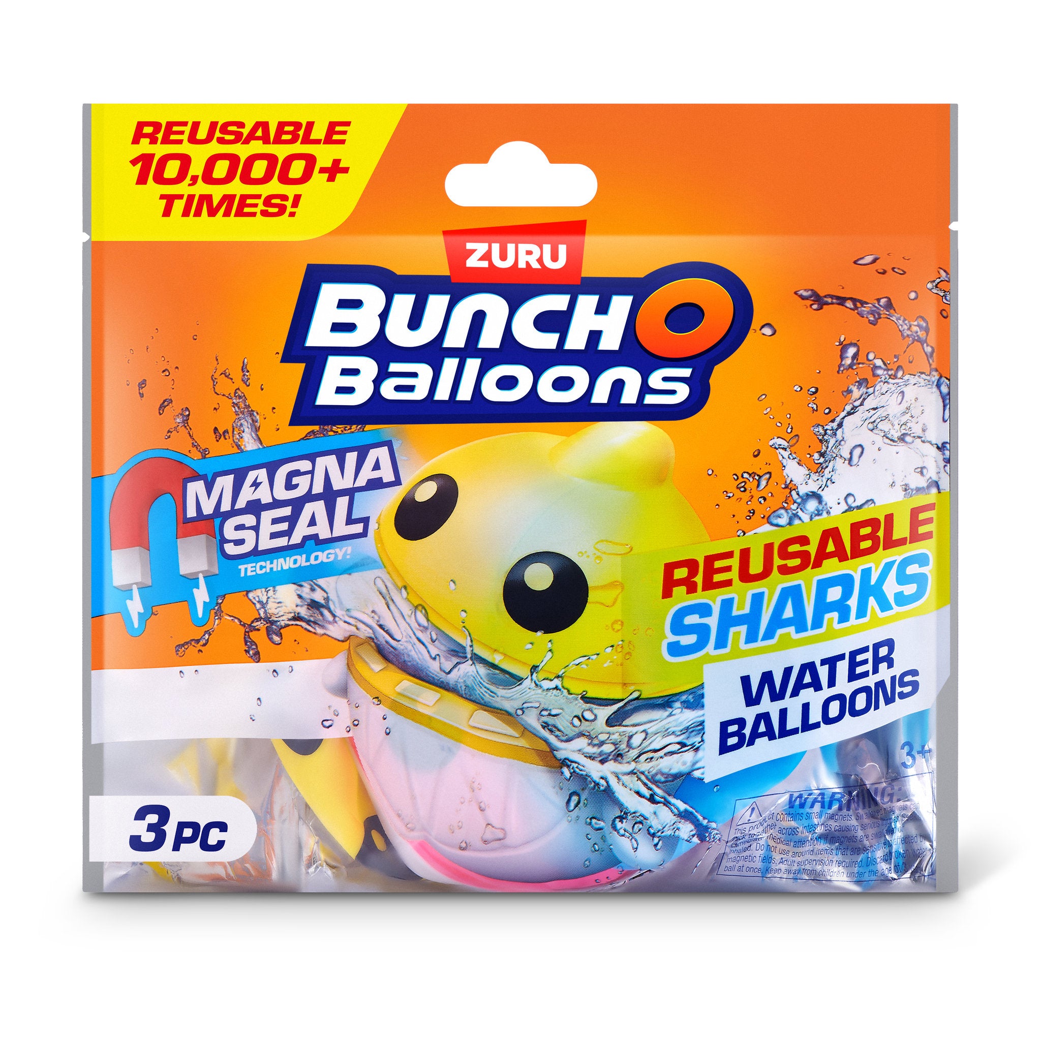 ZURU Bunch O Balloons Reusable Shark Water Balloons (3 pack)