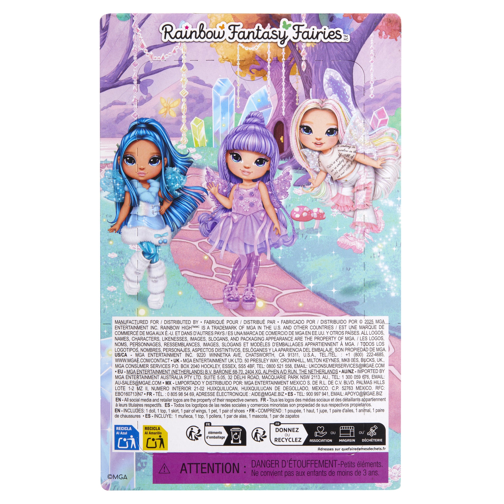 Rainbow High Littles Rainbow Fantasy Fairies Doll & Pet Sapphire