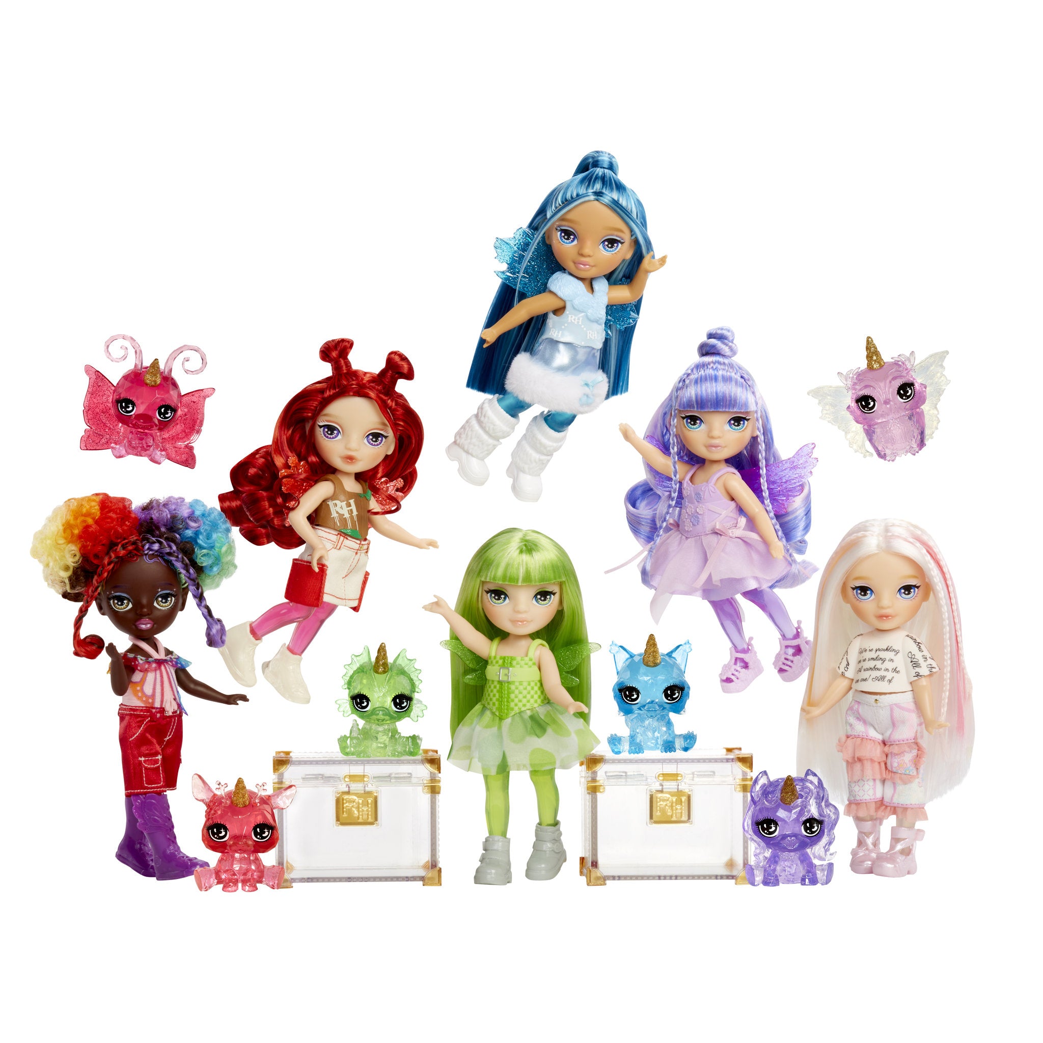 Rainbow High Littles Rainbow Fantasy Fairies Doll & Pet Sapphire