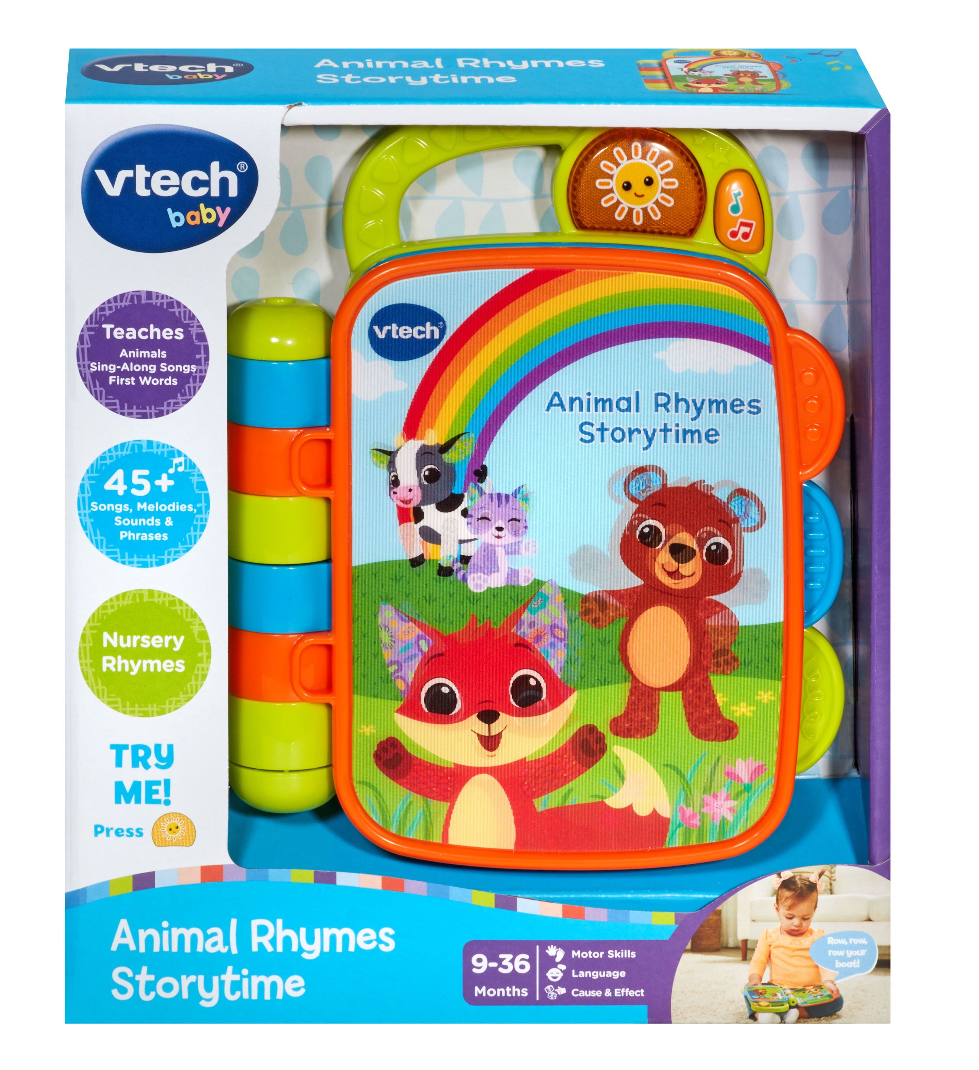 Vtech Animal Assorted VTech Animal Rhymes Storytime – Toyworld NZ