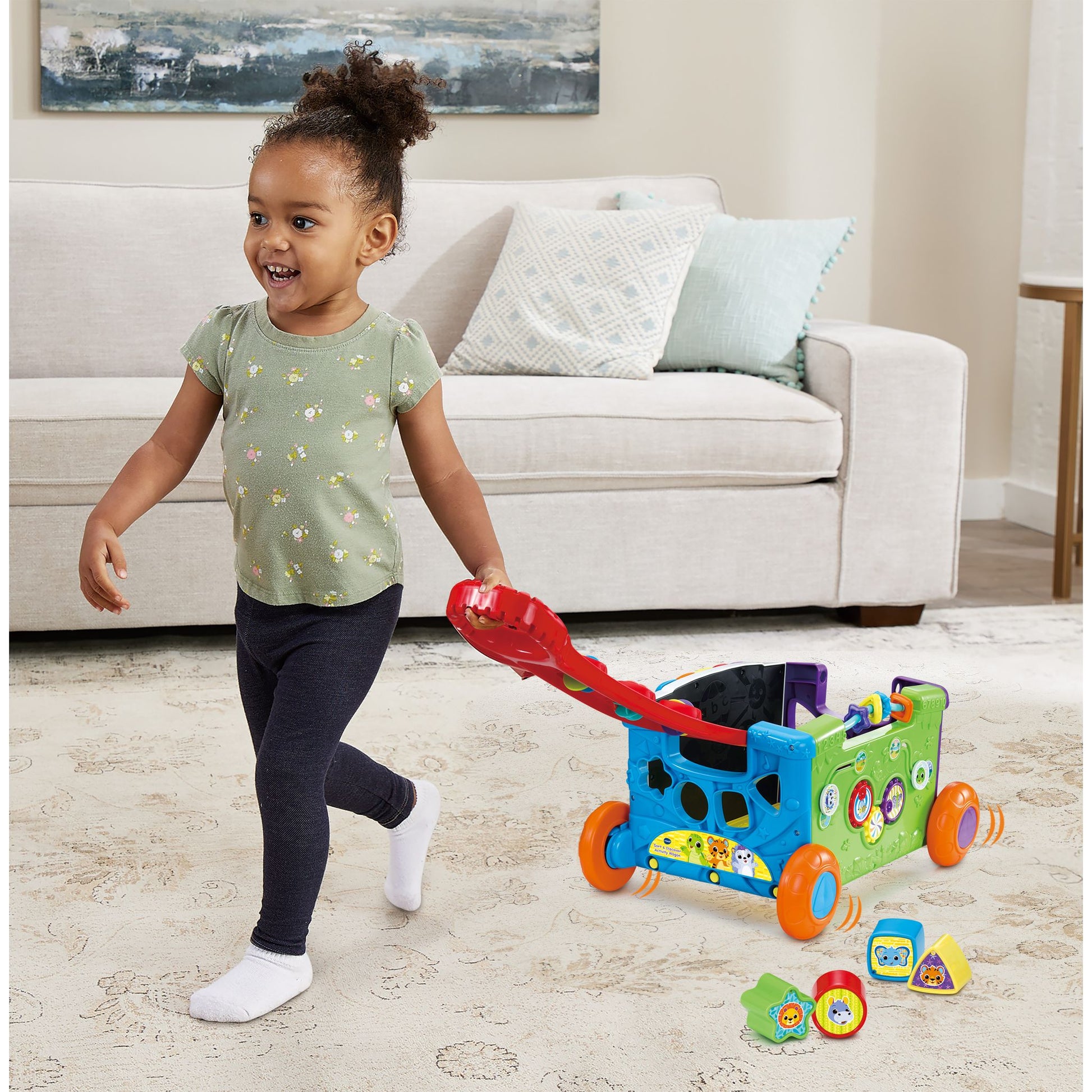 VTech Sort & Discover Activity Wagon Red - Toyworld NZ