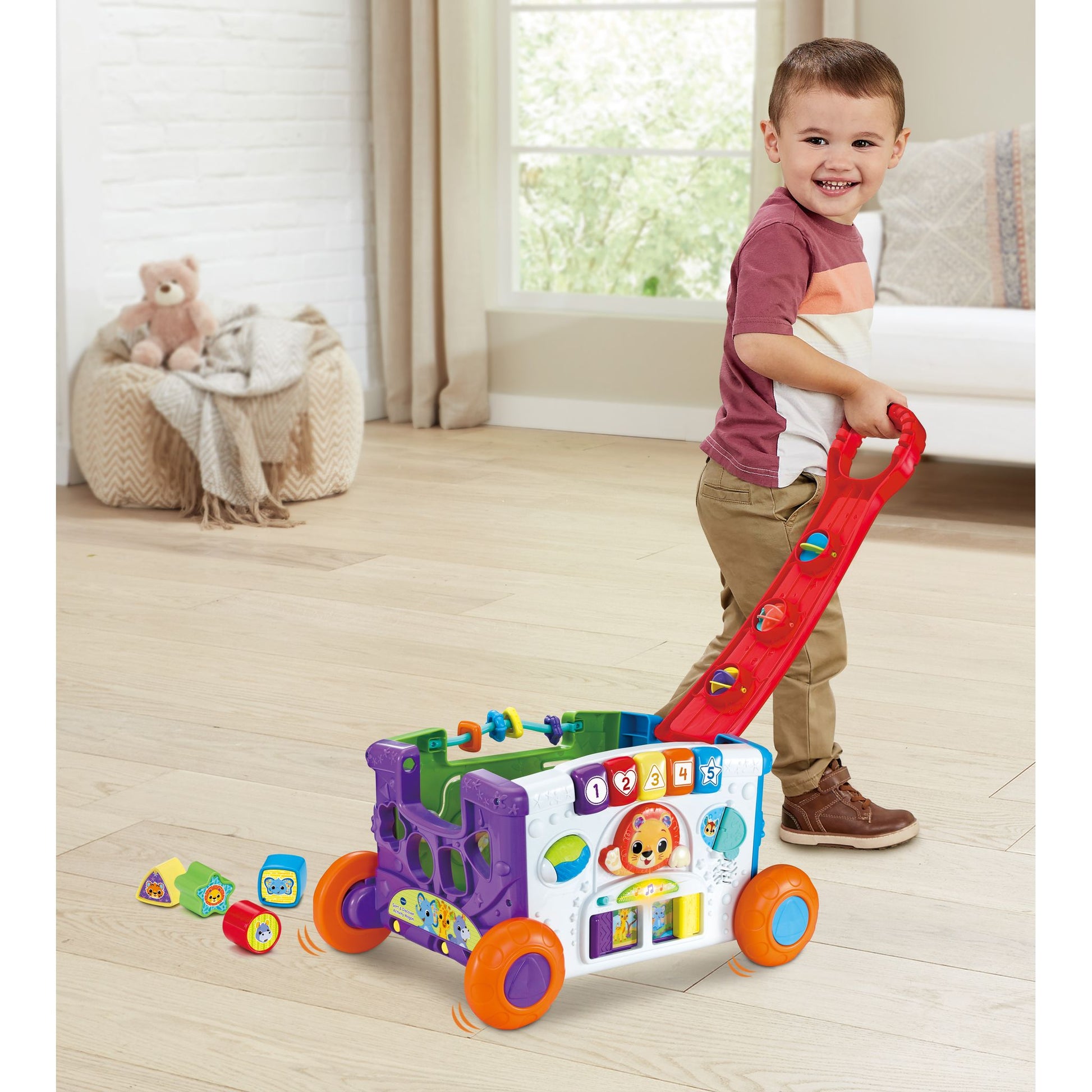 VTech Sort & Discover Activity Wagon Red - Toyworld NZ