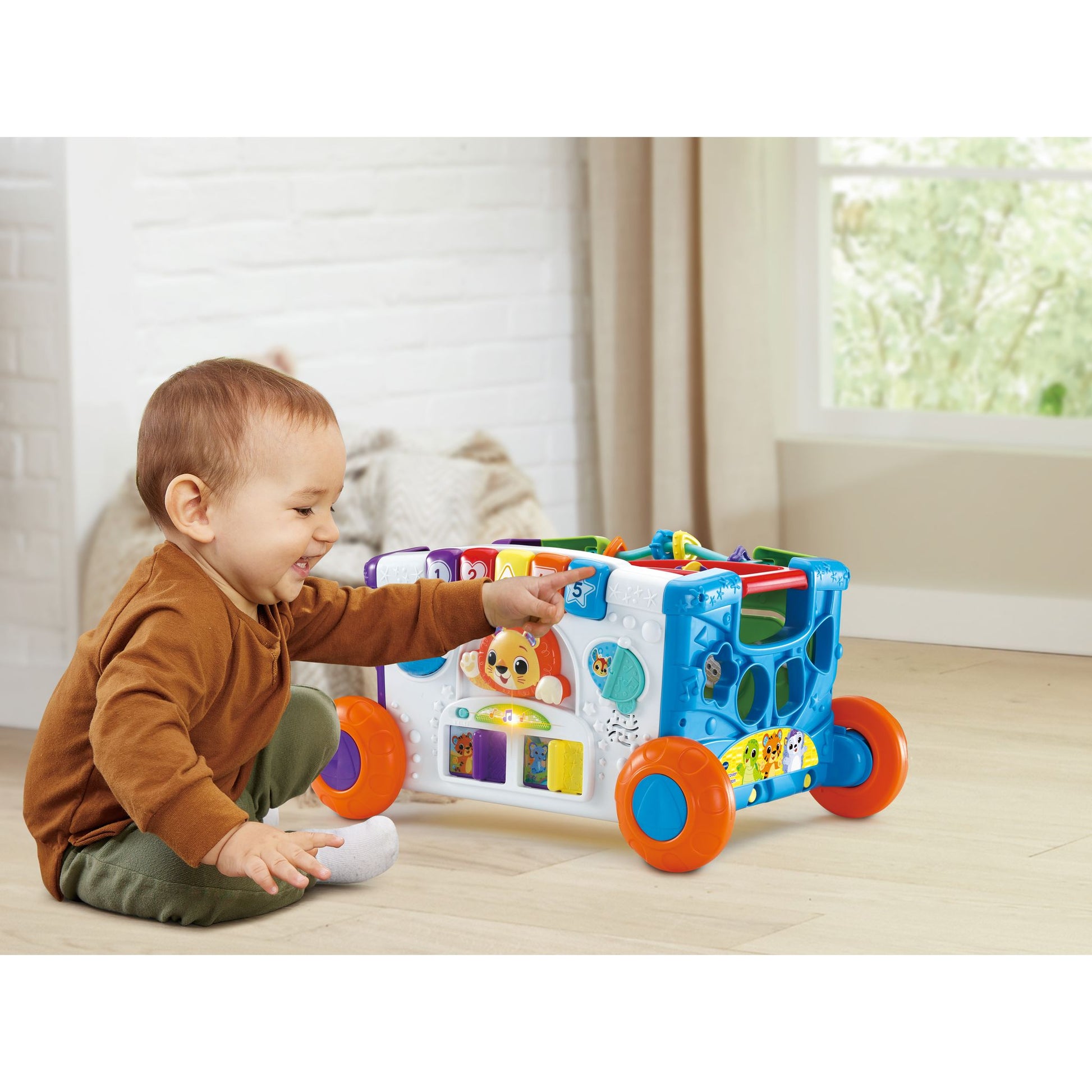 VTech Sort & Discover Activity Wagon Red - Toyworld NZ
