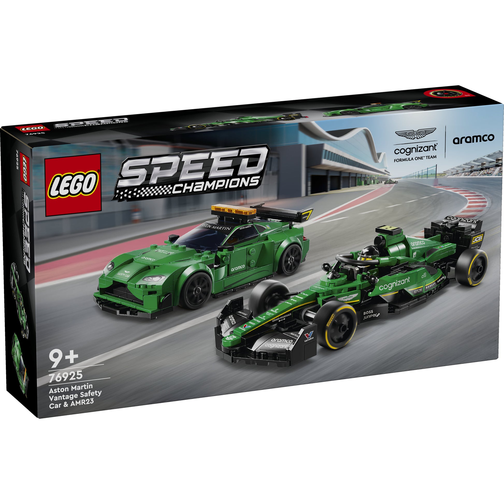 LEGO 76925 Speed Champions Aston Martin Safety Car & AMR23 - Toyworld NZ