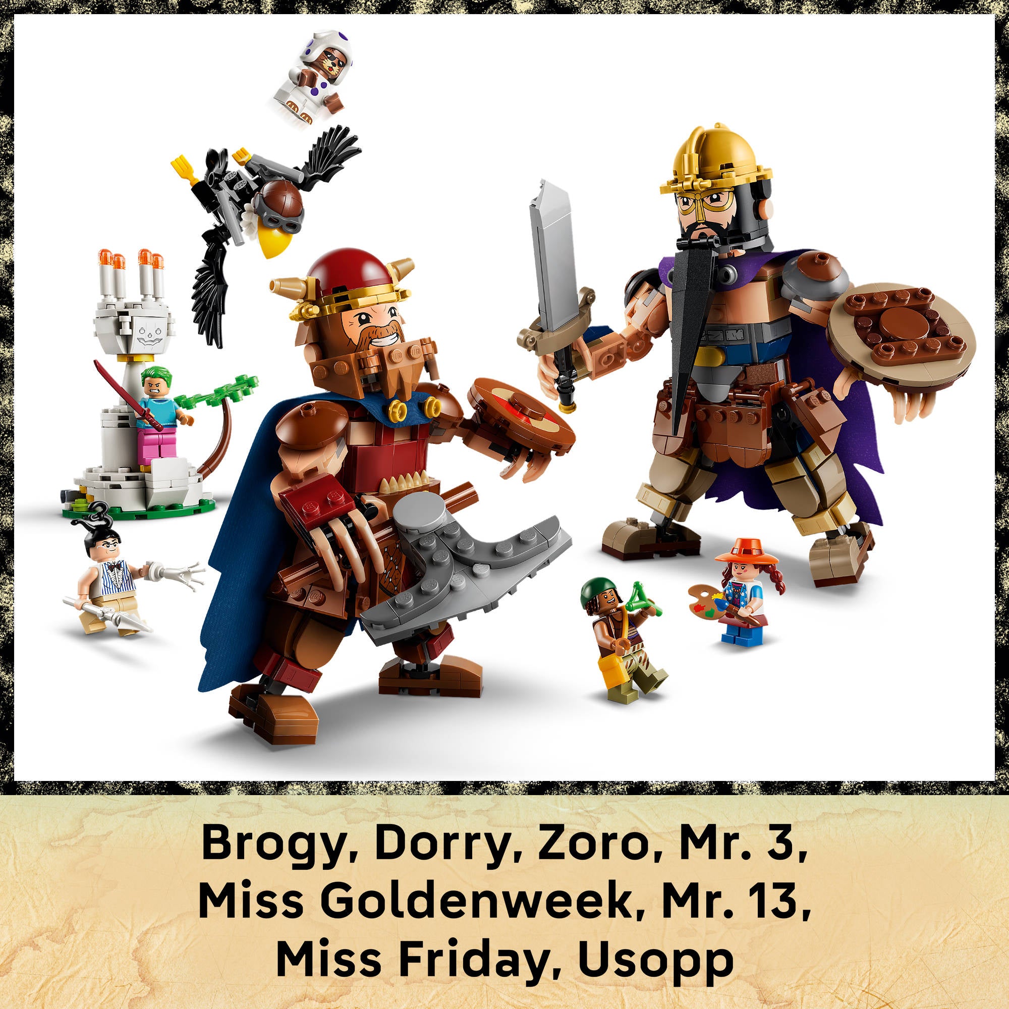 LEGO 75644 ONE PIECE Dorry vs. Brogy – Giants of Little Garden