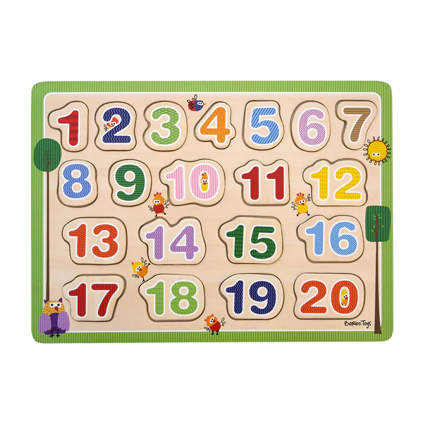 Wacky Wonders Wooden Puzzle 123