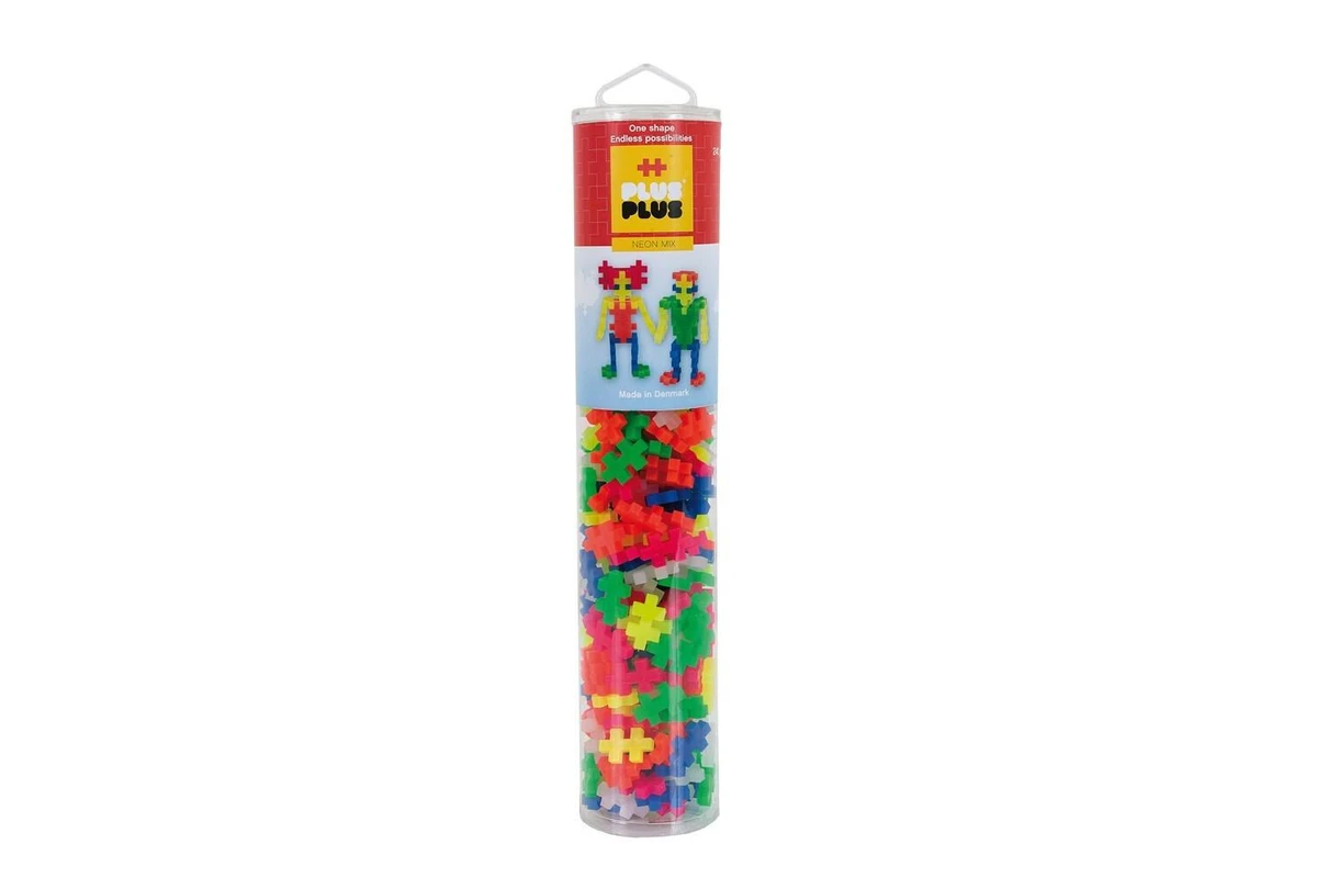 Plus Plus Neon Mix - 240Pc Tube