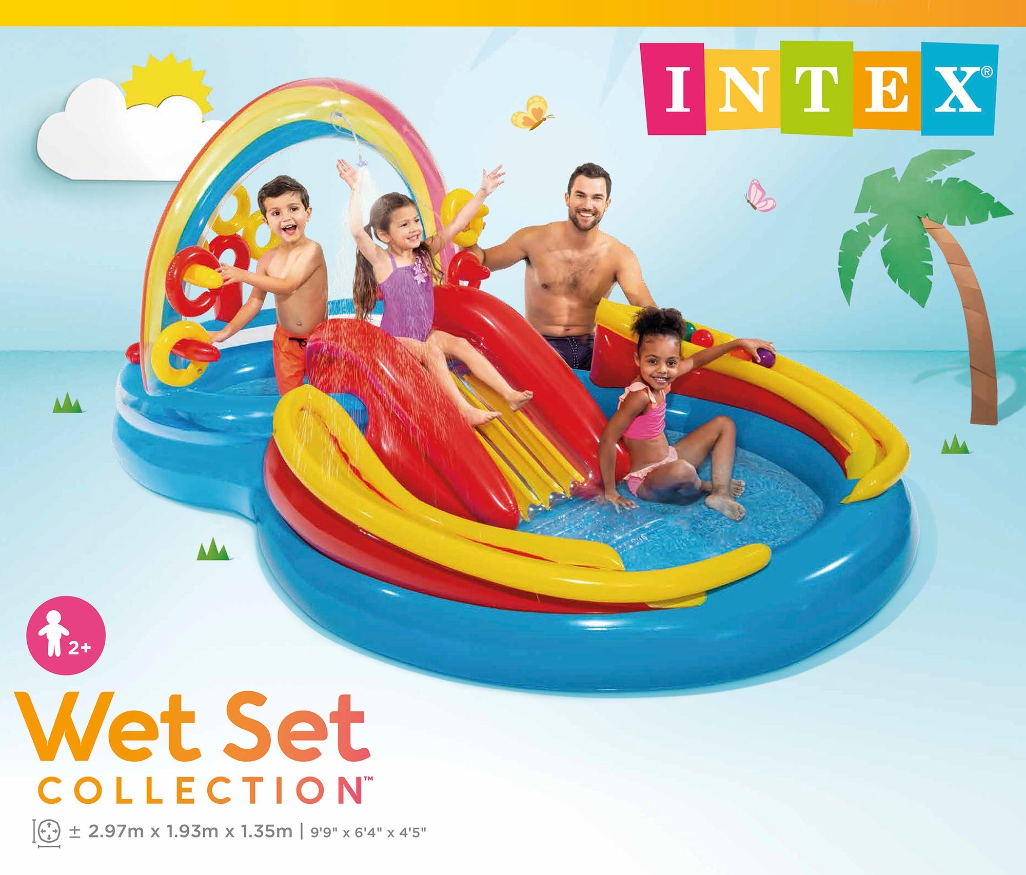 Intex Play Centre Rainbow Ring – Toyworld NZ - Main Image
