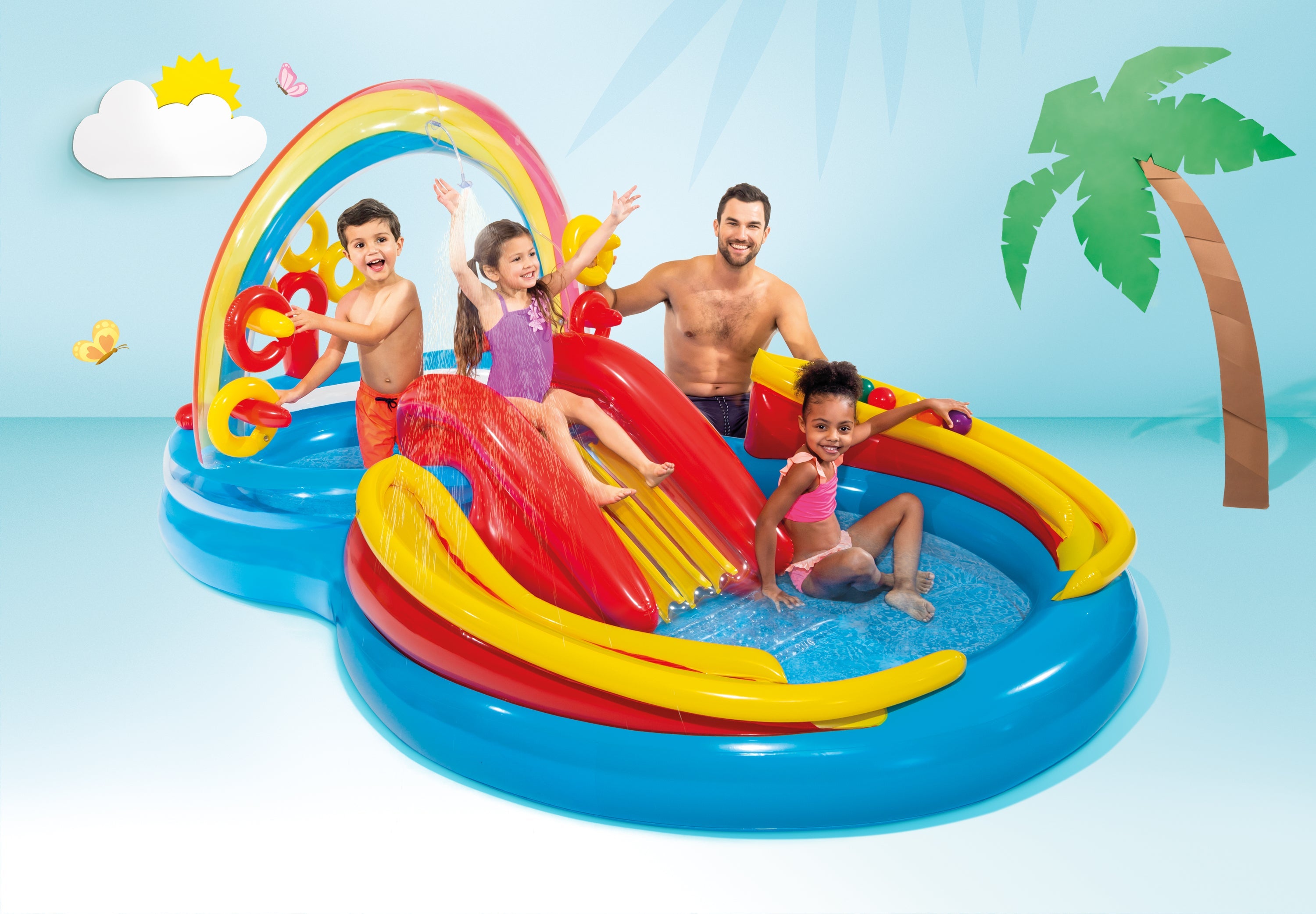 Intex Play Centre - Rainbow Ring