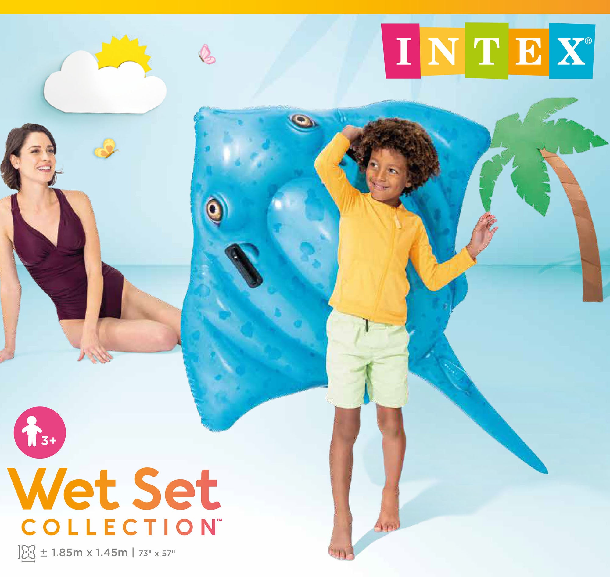 Intex Stingray Ride-On Inflatable Pool Toy