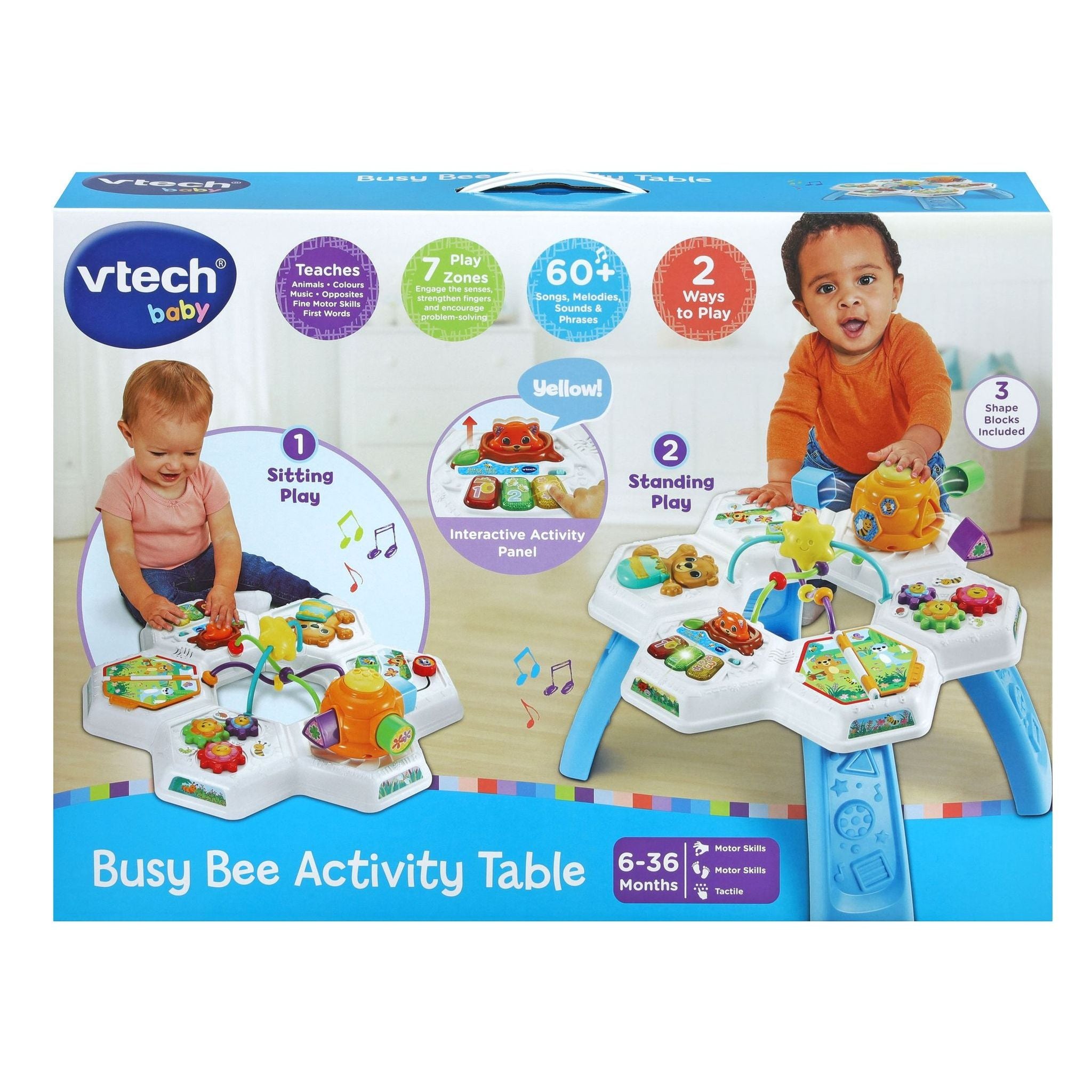VTech Busy Bee Activity Table - Blue