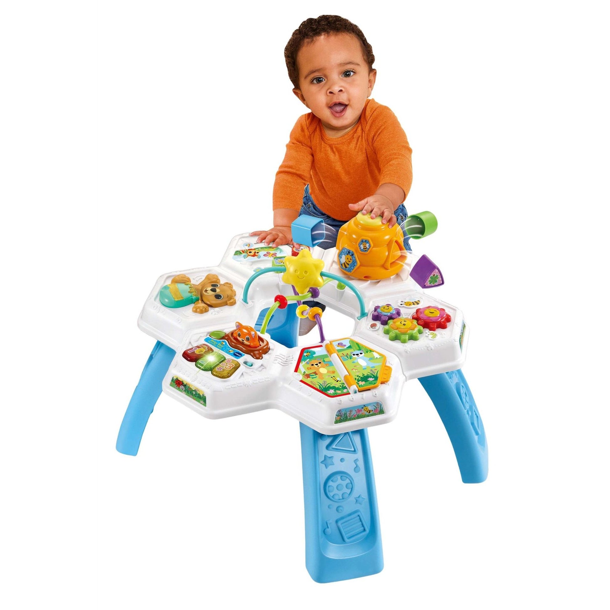 VTech Busy Bee Activity Table - Blue - Toyworld NZ