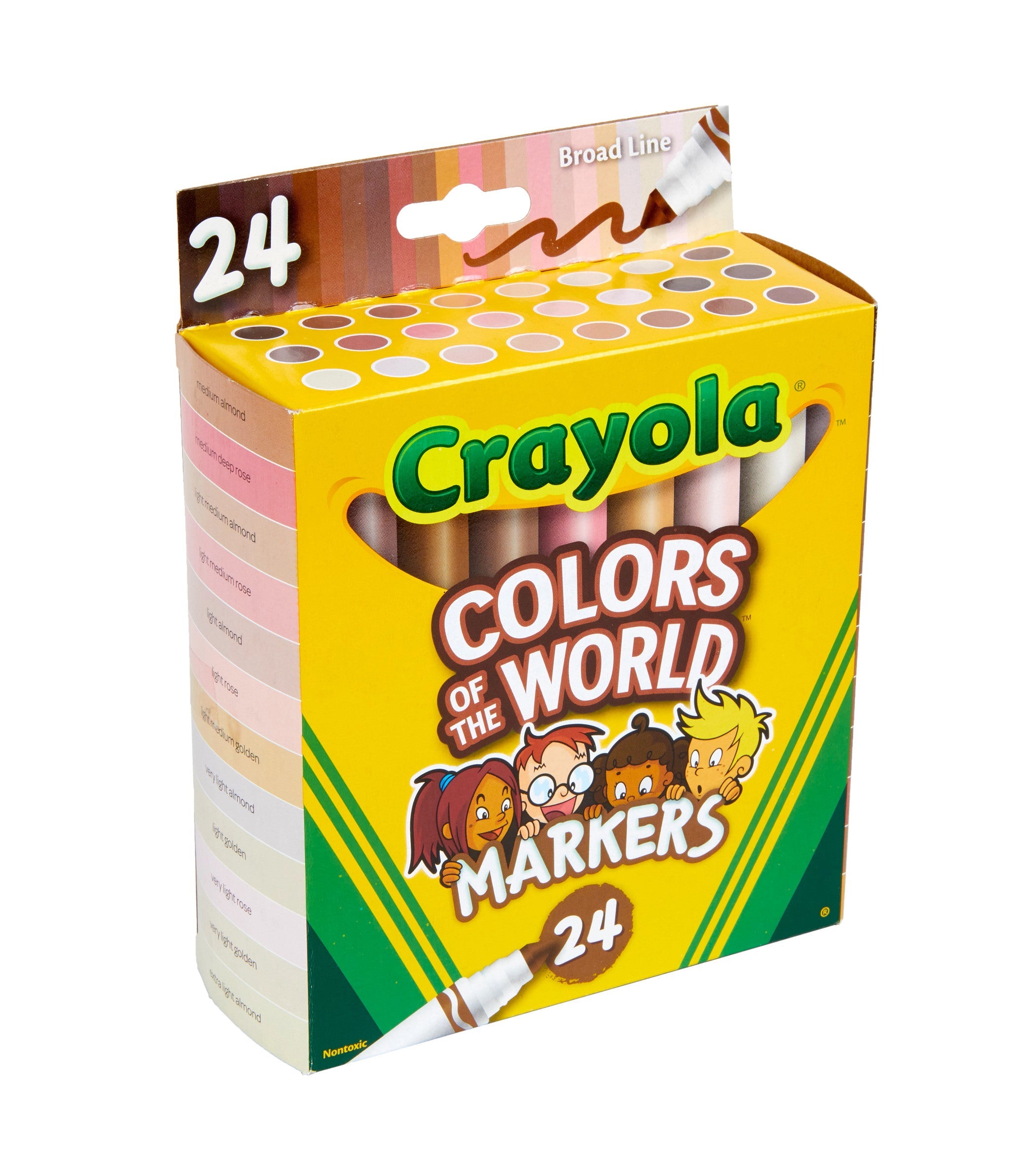 Crayola Colours Of The World Markers 24 Pack
