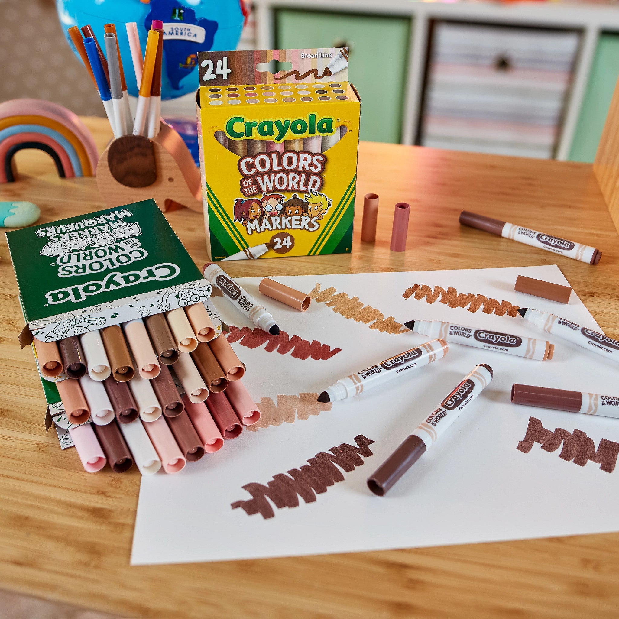 Crayola Colours Of The World Markers 24 Pack