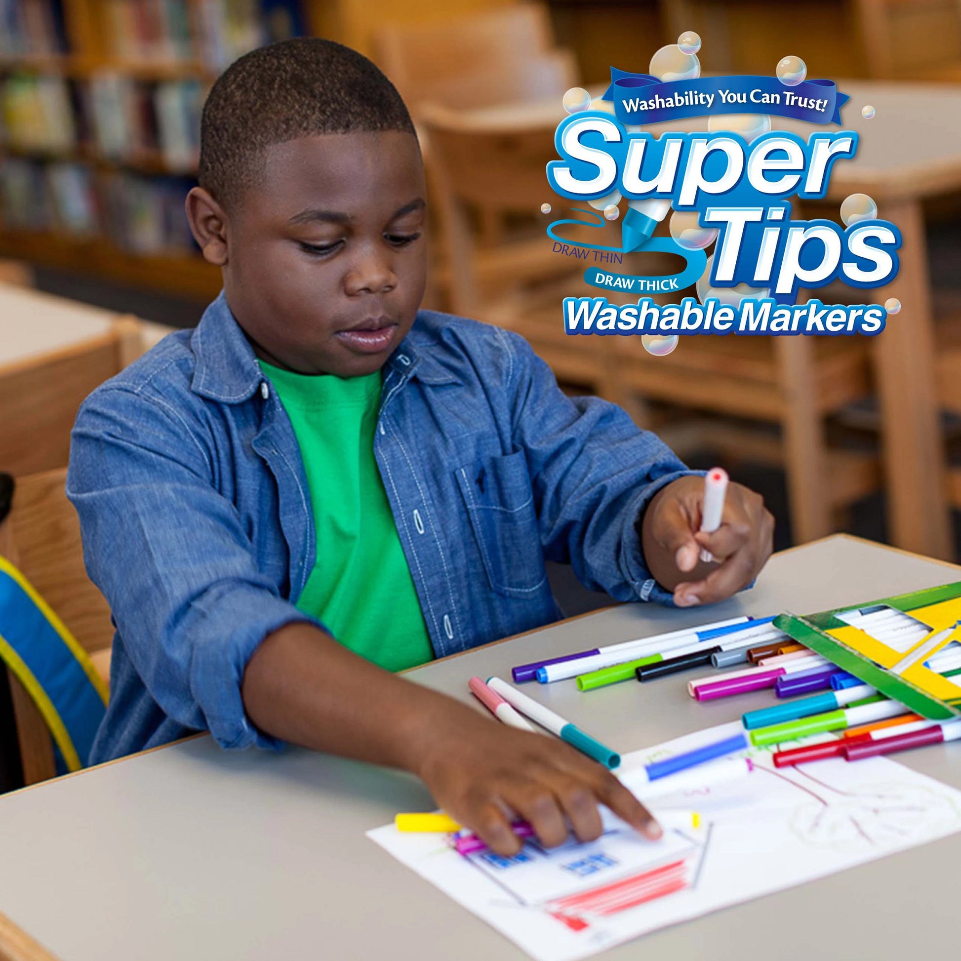 Crayola Super Tip Markers 20 Pack - Toyworld NZ